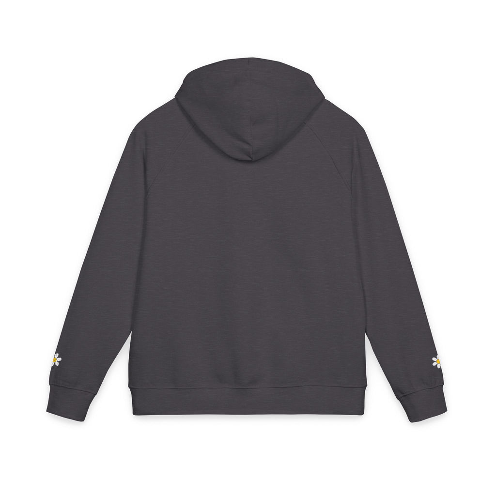 Take it Easy Hoodie Raglan Hoodie with Embroidery Details