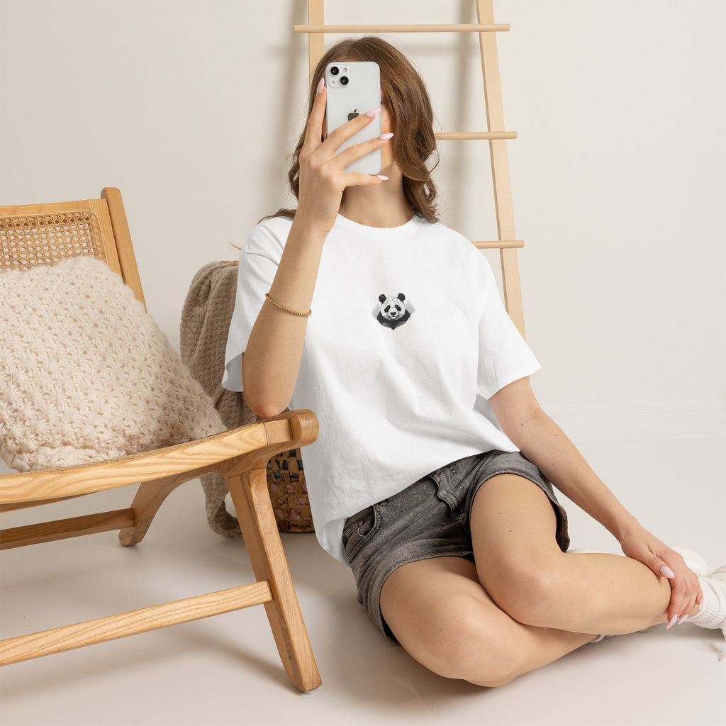 Panda Graphic Men-Women 100% Cotton T-Shirt