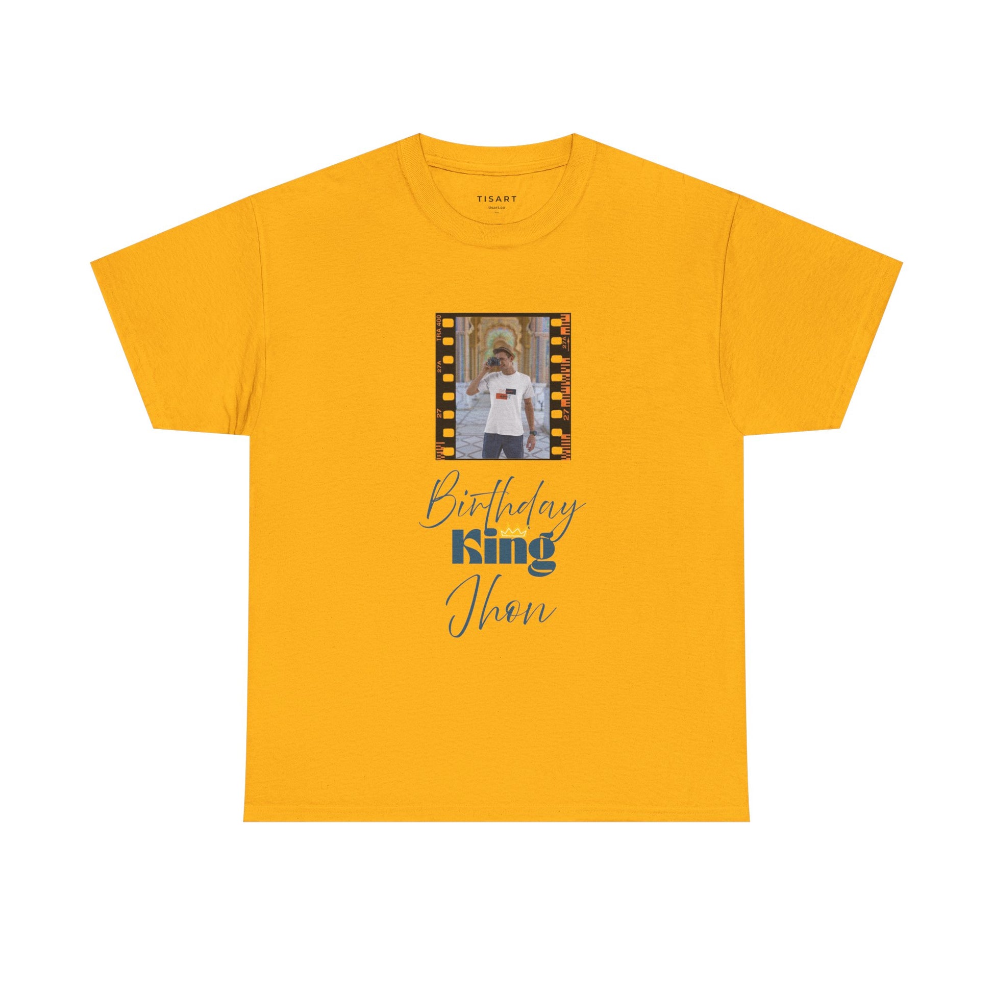 Happy Birthday King T-Shirt - Men T-Shirt - 100% Cotton