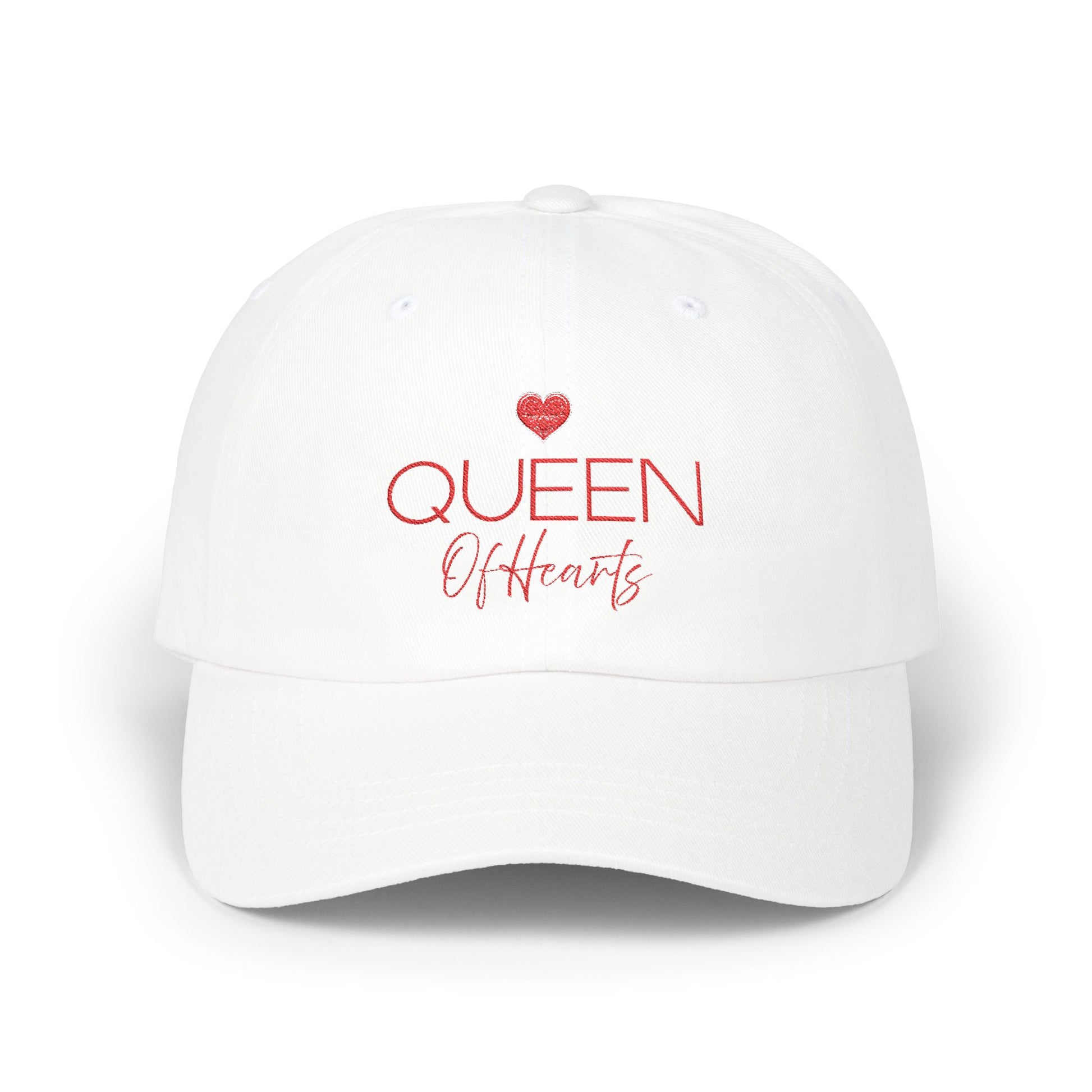 Queen of Hearts Hat - Unisex Vintage Hat - 100% Cotton