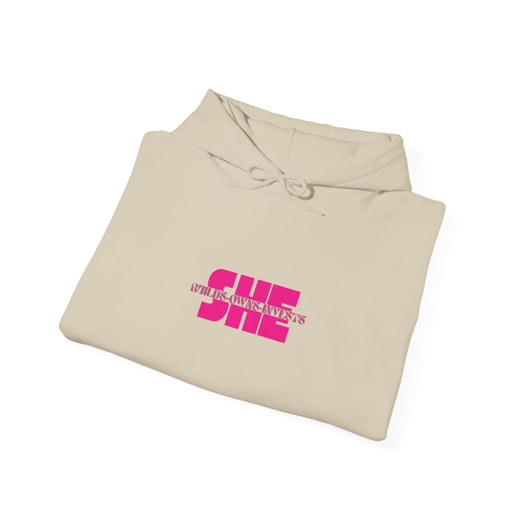 She Graphic Hoodie,Premium Unisex Heavy Blend Pullover