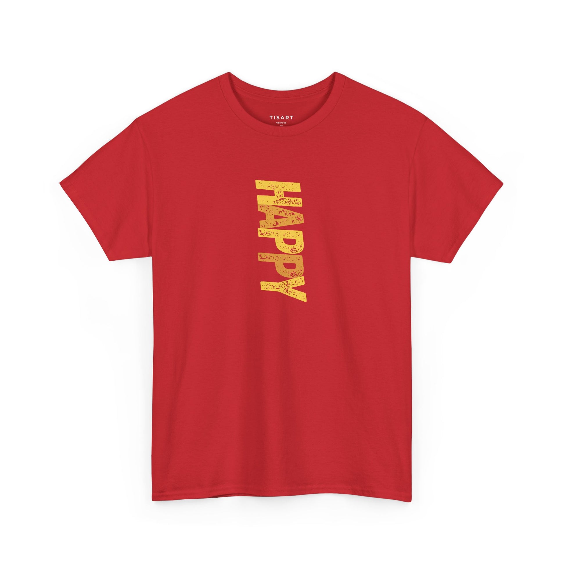 Happy T-Shirt - Men-Women T-Shirt - 100% Cotton