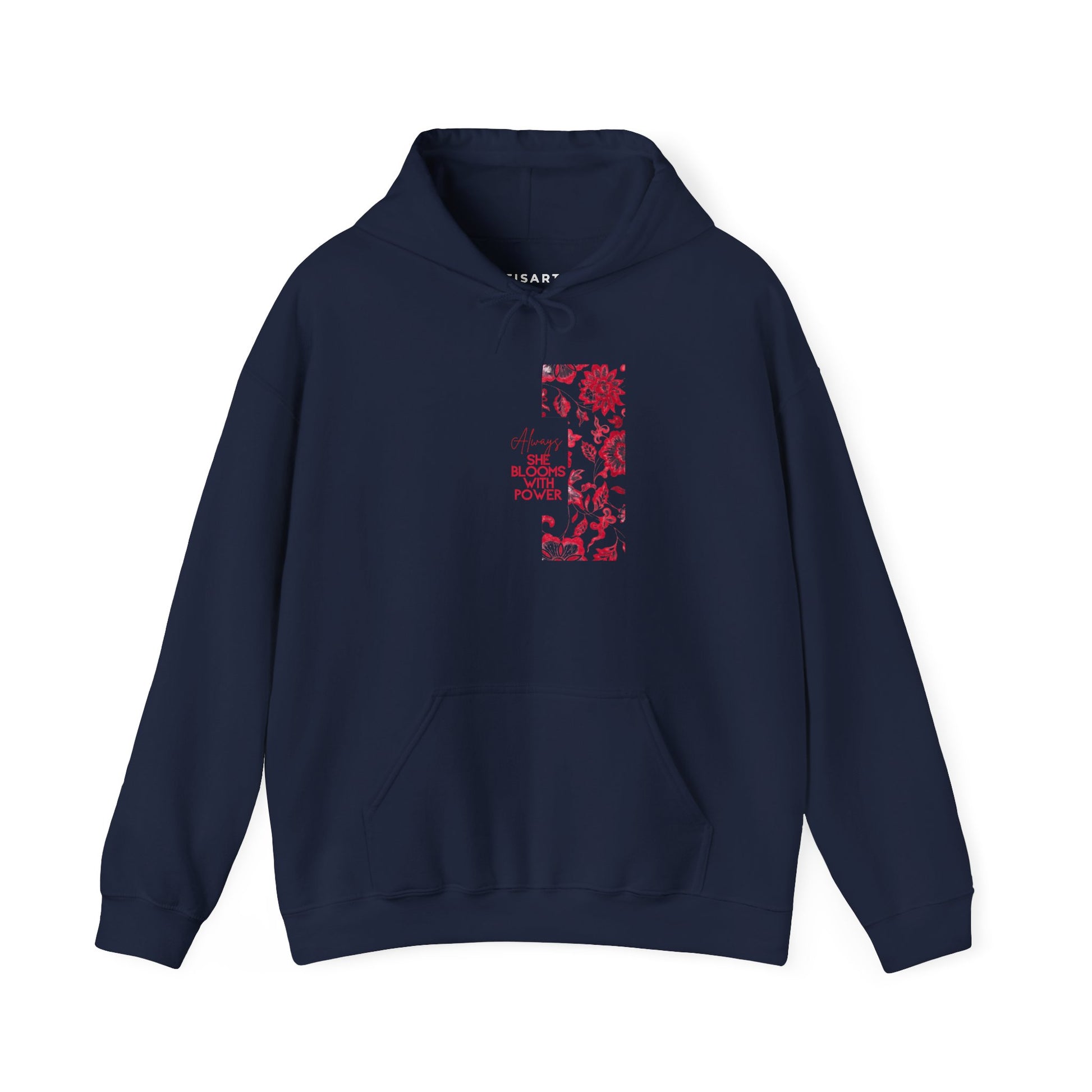 She Blooms With Power Graphic Hoodie