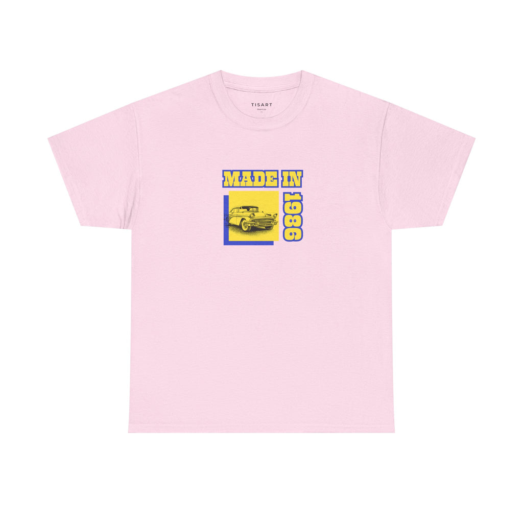 Made in 1986 T-Shirt - Men-Women T-Shirt - 100% Cotton