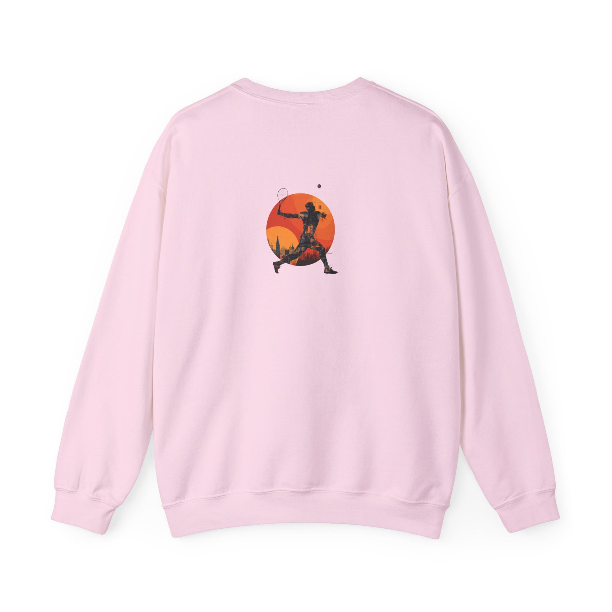 Tennis Sun Graphic Sweatshirt ,Premium Men-Women Heavy Blend Pullover