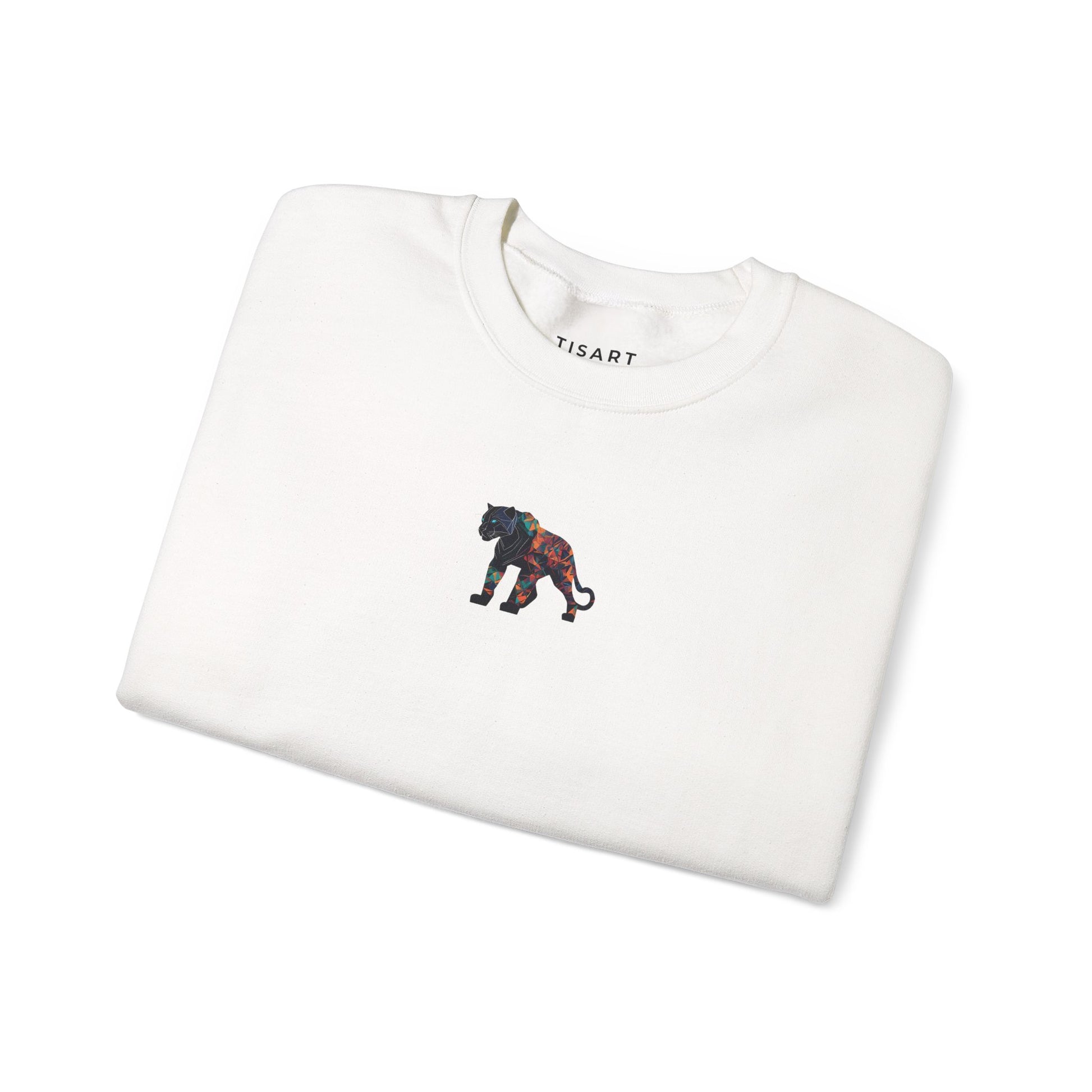 Leopard Geometric Graphic Sweatshirt,Premium Unisex Heavy Blend Crewneck