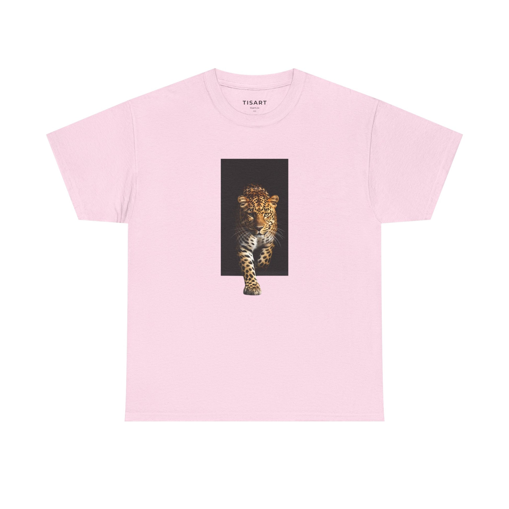Leopard Graphic Men-Women 100% Cotton T-Shirt