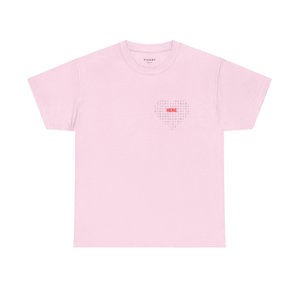 Here is Puzzle T-Shirt - Men-Women T-Shirt - 100% Cotton