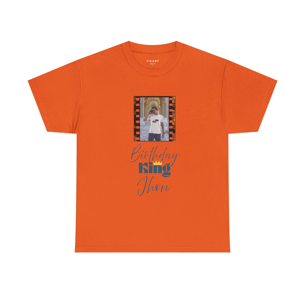 Happy Birthday King T-Shirt - Men T-Shirt - 100% Cotton