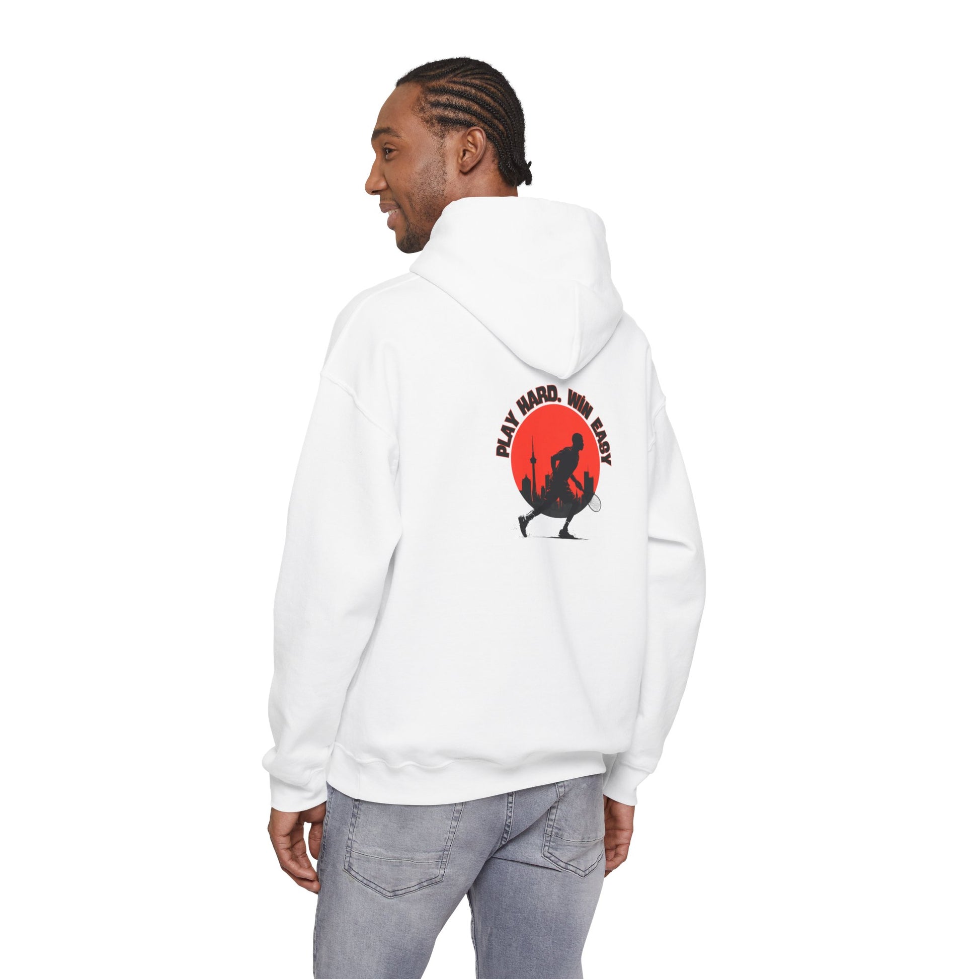 Play Hard Tennis Graphic Hoodie