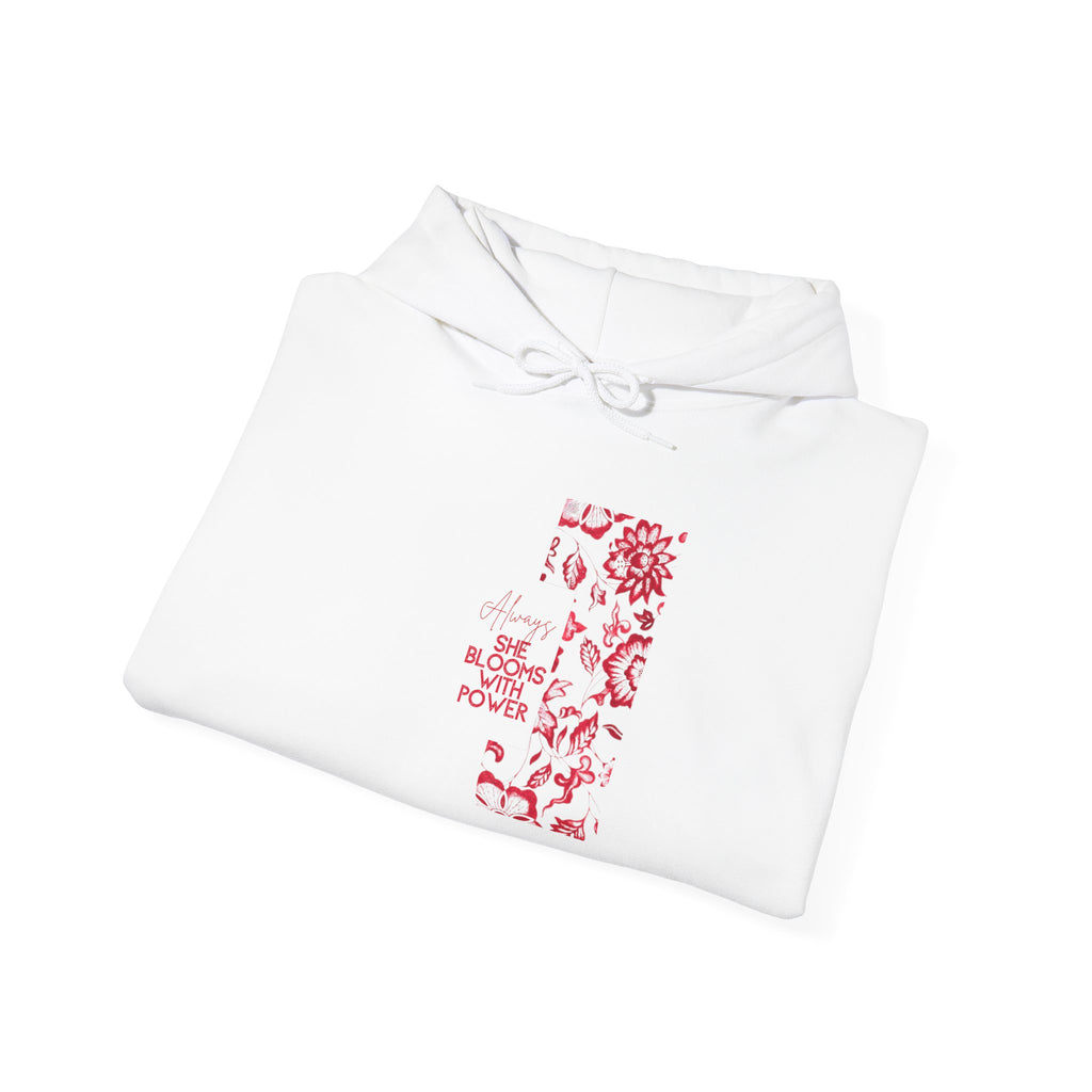 She Blooms With Power Graphic Hoodie