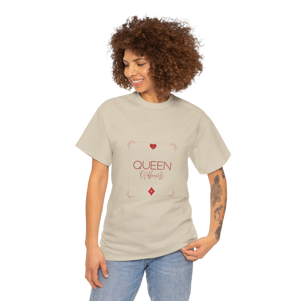Queen of Hearts T-Shirt - Women T-Shirt - 100% Cotton