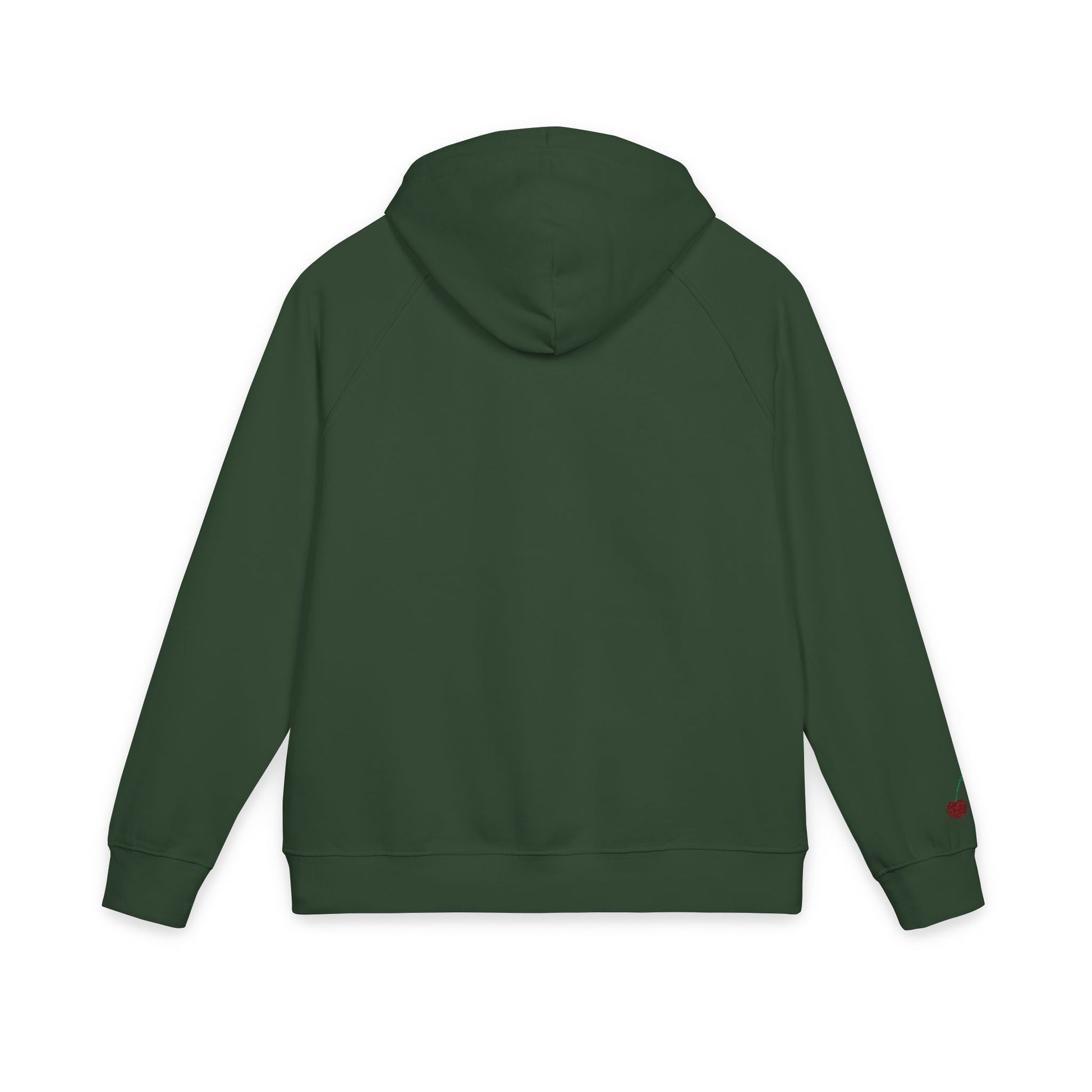 Organic Hoodie - Cozy and Sustainable Unisex Raglan Hoodie with Embroidery Details
