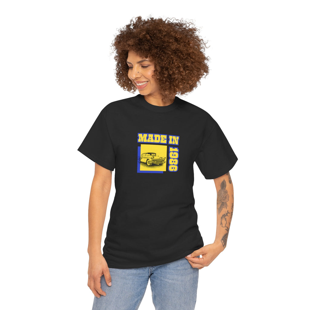 Made in 1986 T-Shirt - Men-Women T-Shirt - 100% Cotton