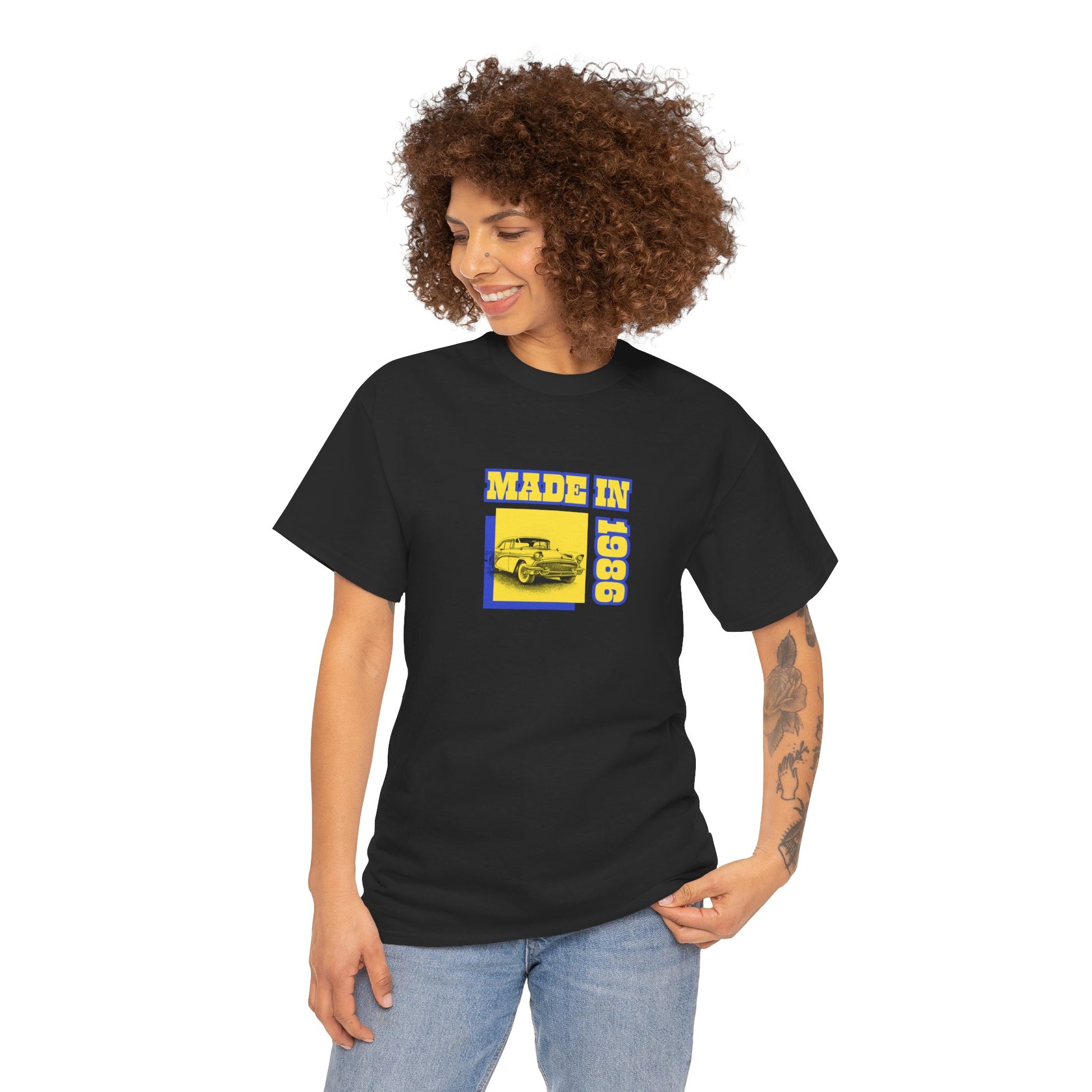 Made in 1986 T-Shirt - Men-Women T-Shirt - 100% Cotton
