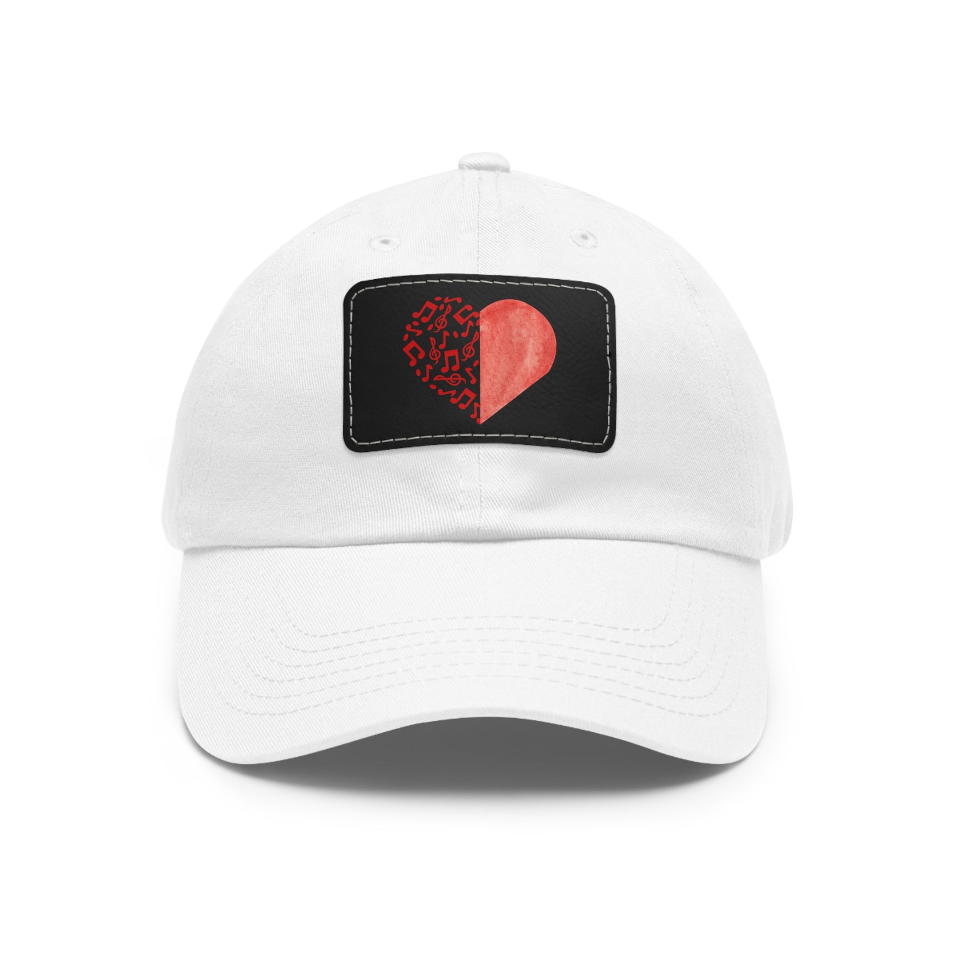 Musical Note Chino Twill Women Hat - Casual Hat with Vintage Buckle