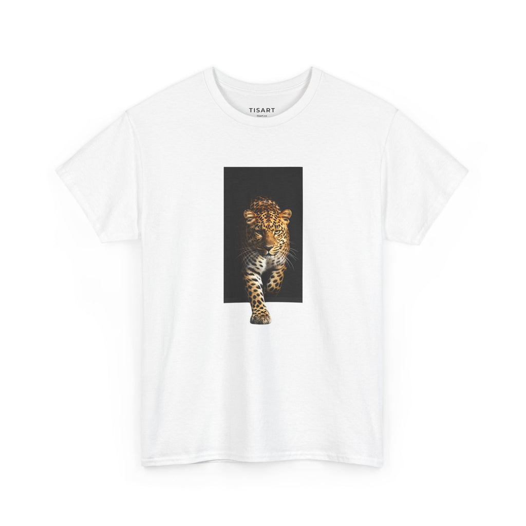 Leopard Graphic Men-Women 100% Cotton T-Shirt