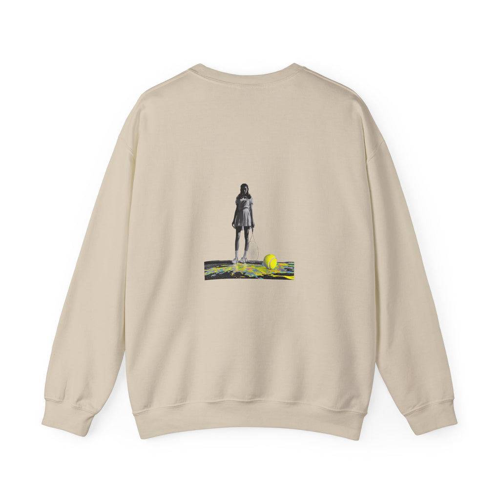 Double-sided Printing Tennis Graphic Sweatshirt