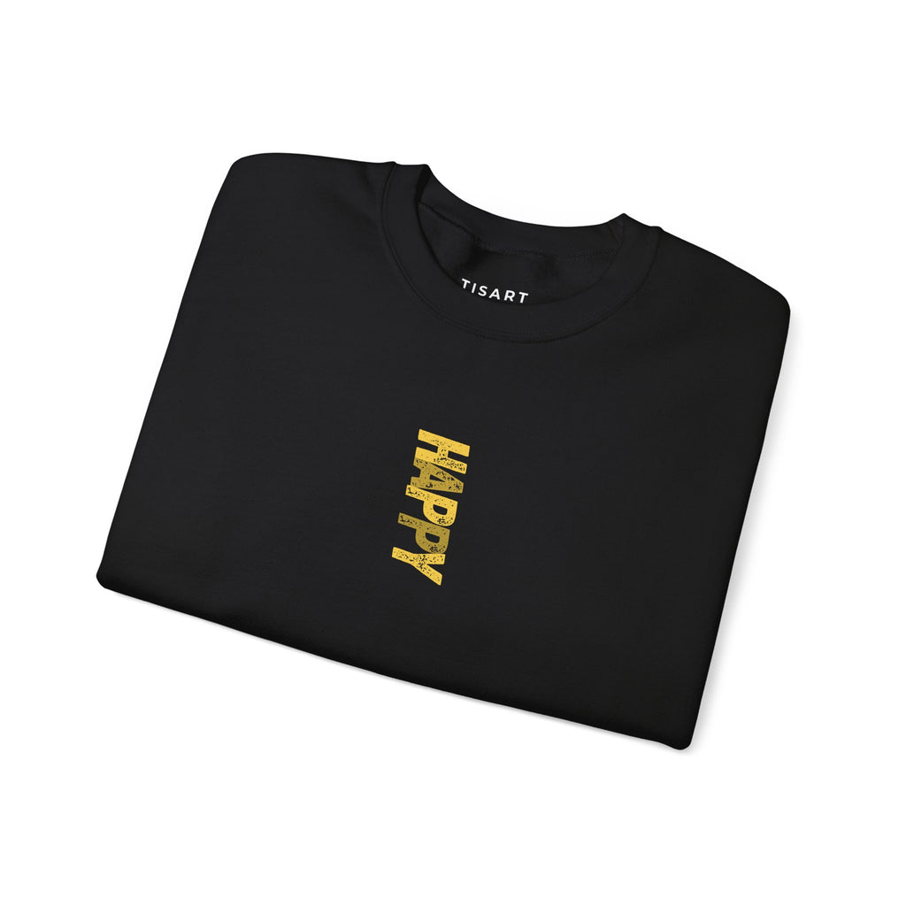 Happy Graphic Sweatshirt ,Premium Unisex Heavy Blend Crewneck