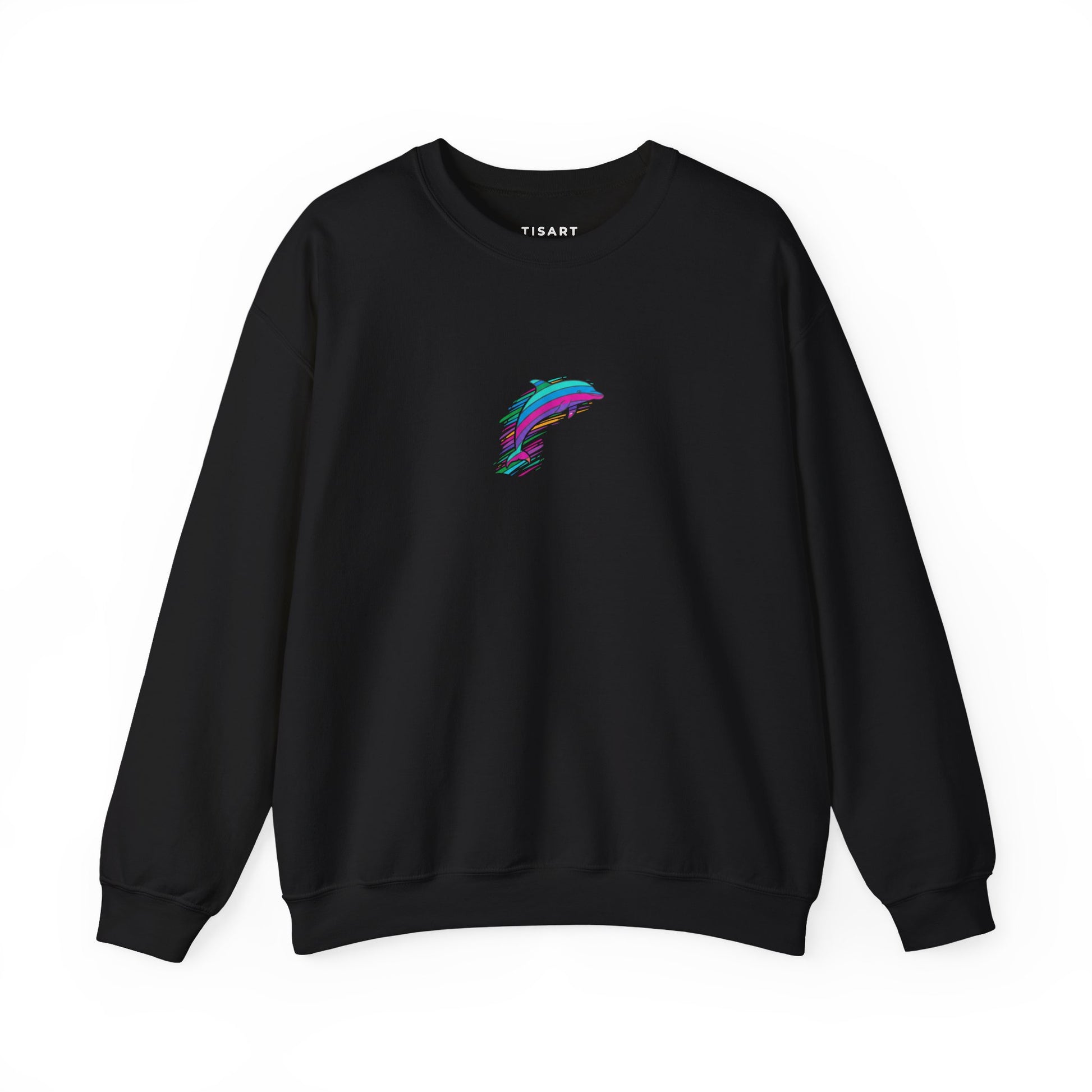 Dolphin Graphic Sweatshirt, Premium Unisex Heavy Blend Pullover