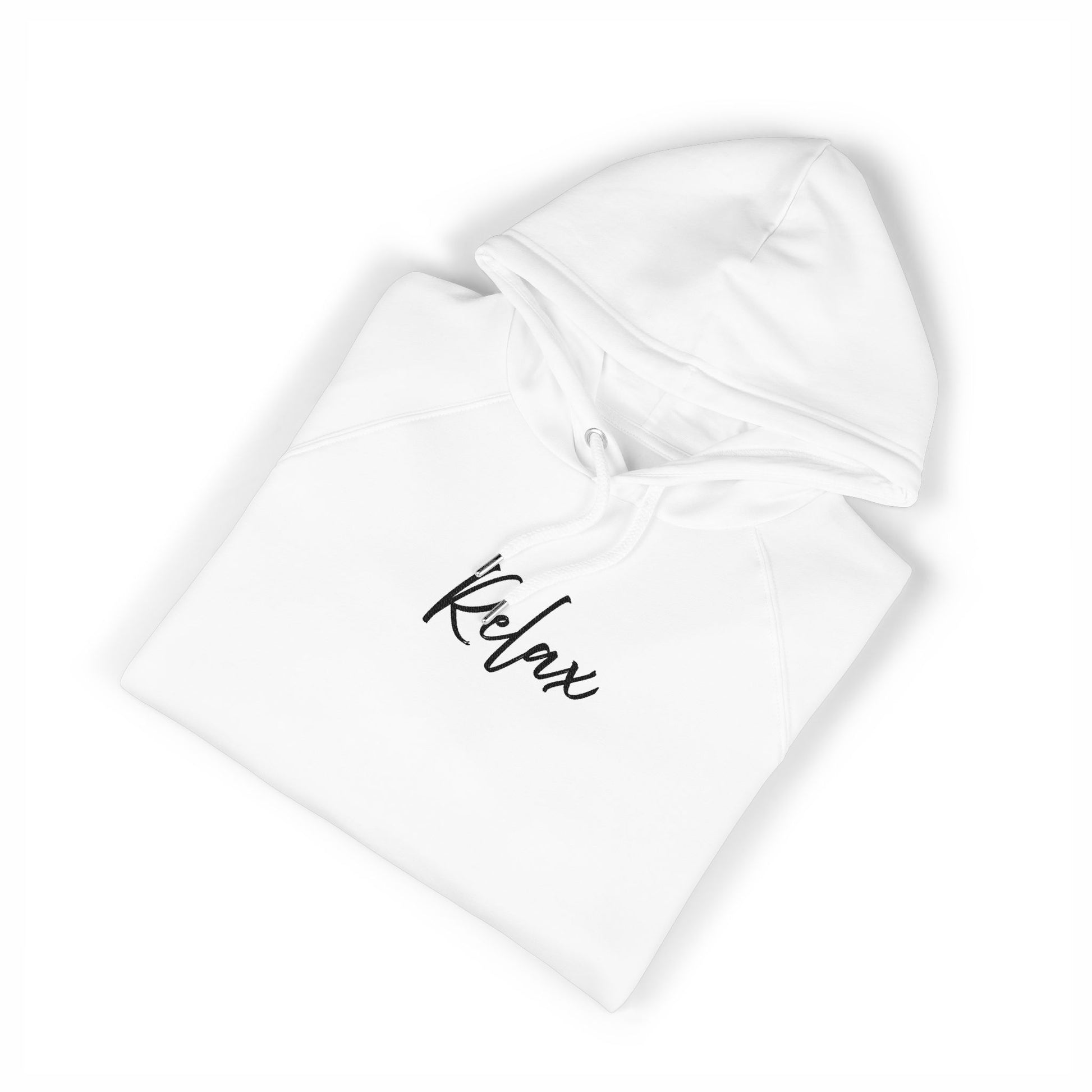 Relax Hoodie - Cozy and Sustainable Men-Women Raglan Hoodie with Embroidery Details