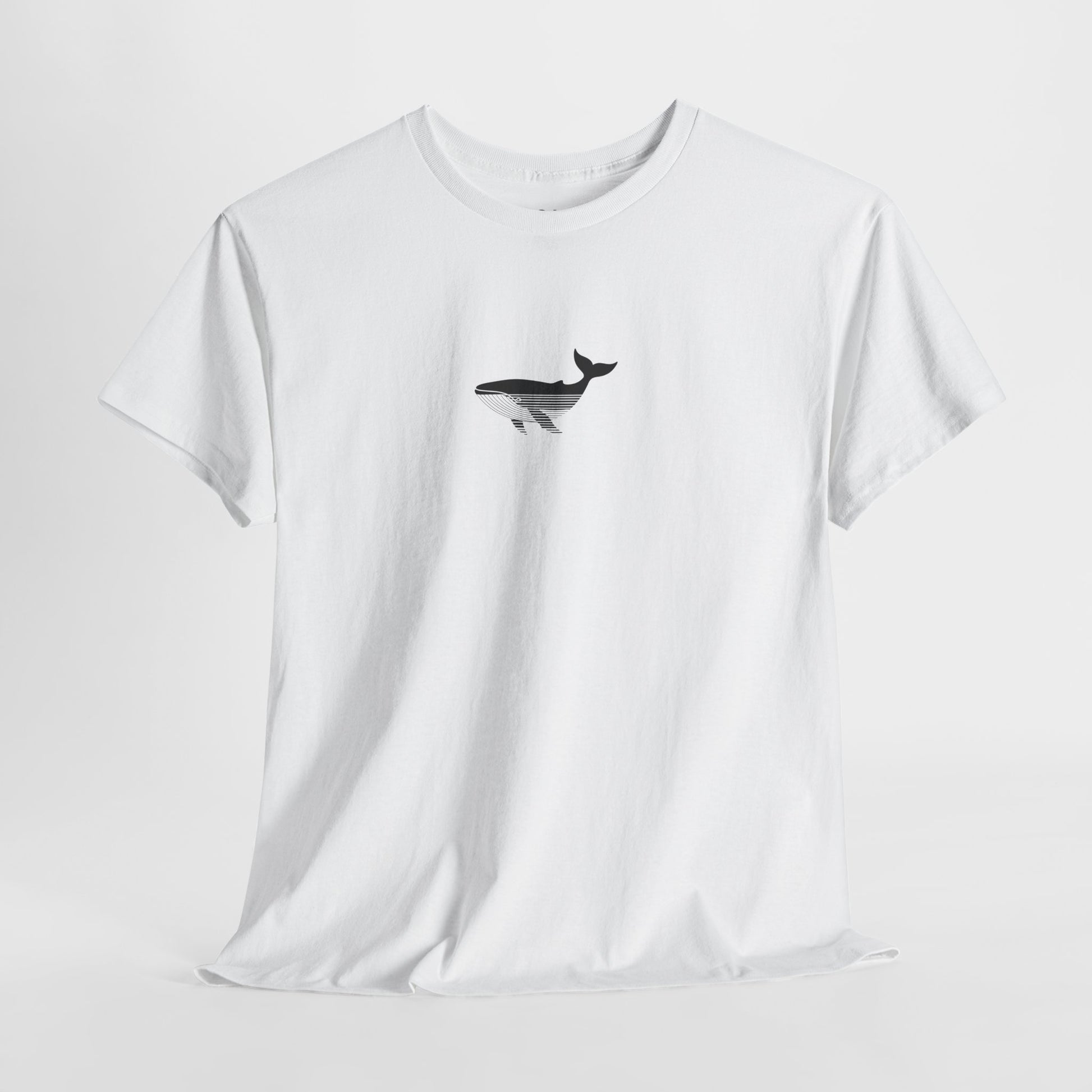 Whale Graphic Men-Women 100% Cotton T-Shirt