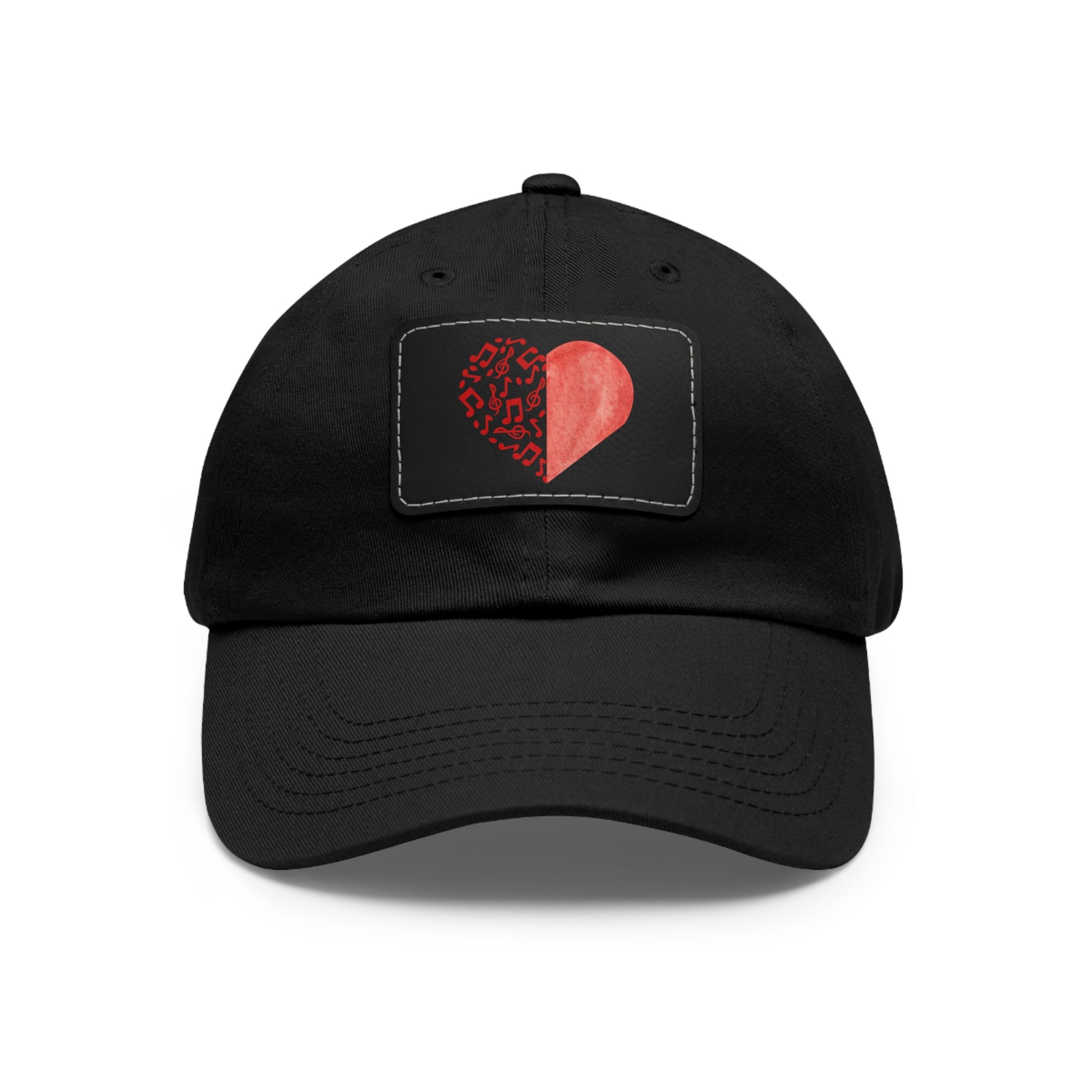 Musical Note Chino Twill Women Hat - Casual Hat with Vintage Buckle