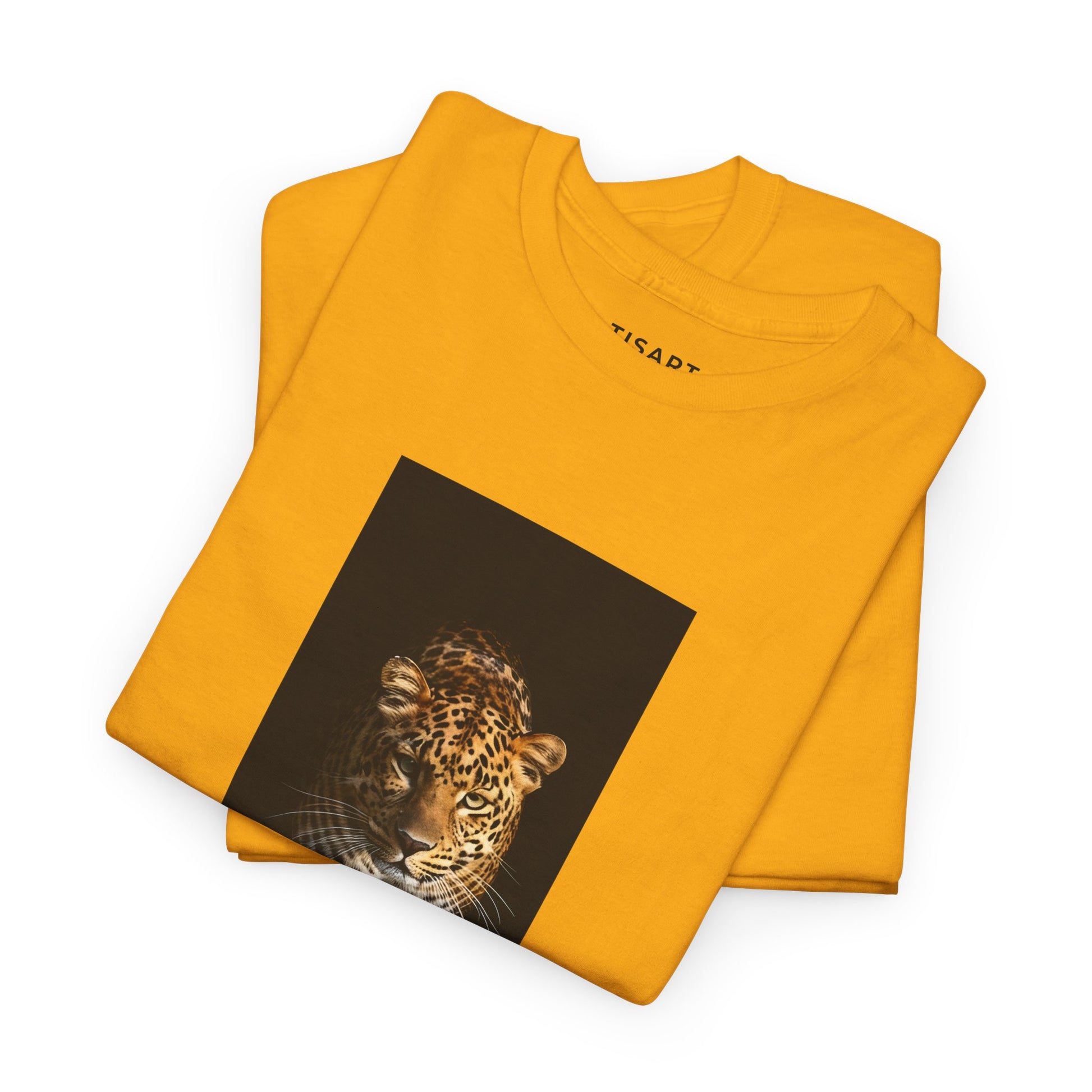 Leopard Graphic Men-Women 100% Cotton T-Shirt
