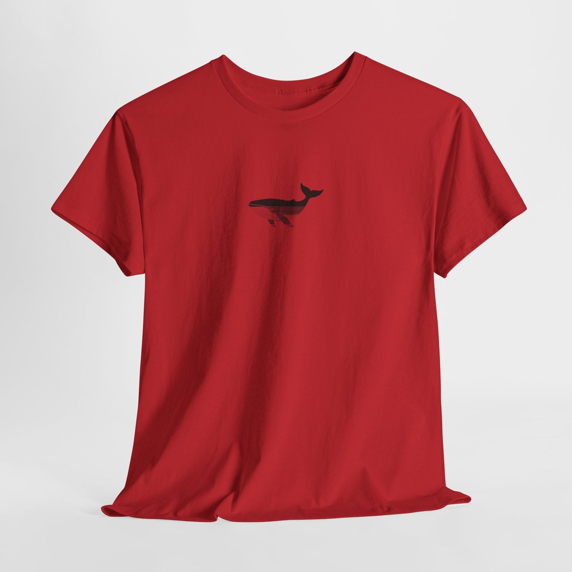 Whale Graphic Men-Women 100% Cotton T-Shirt