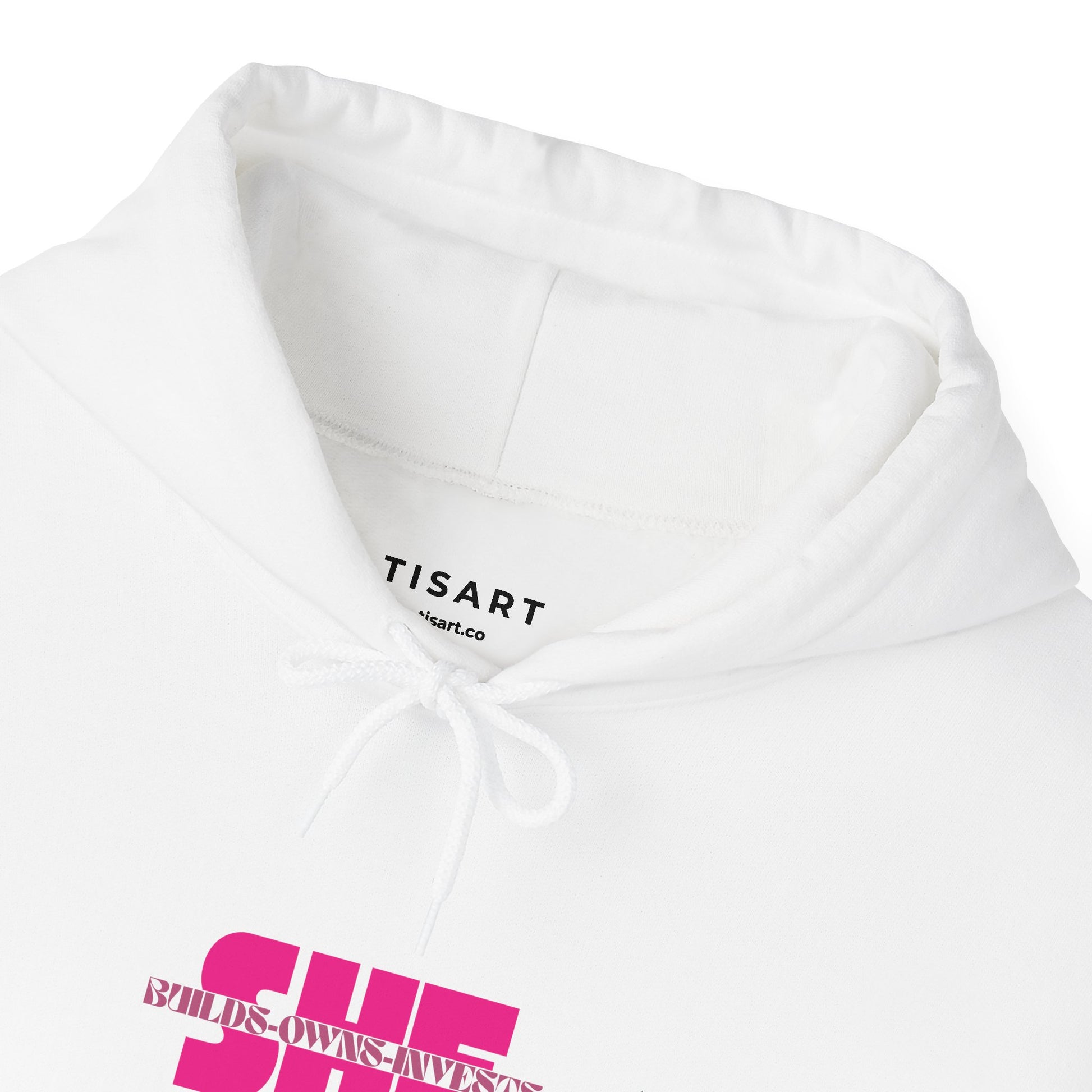 She Builds Owns Invests Graphic Hoodie