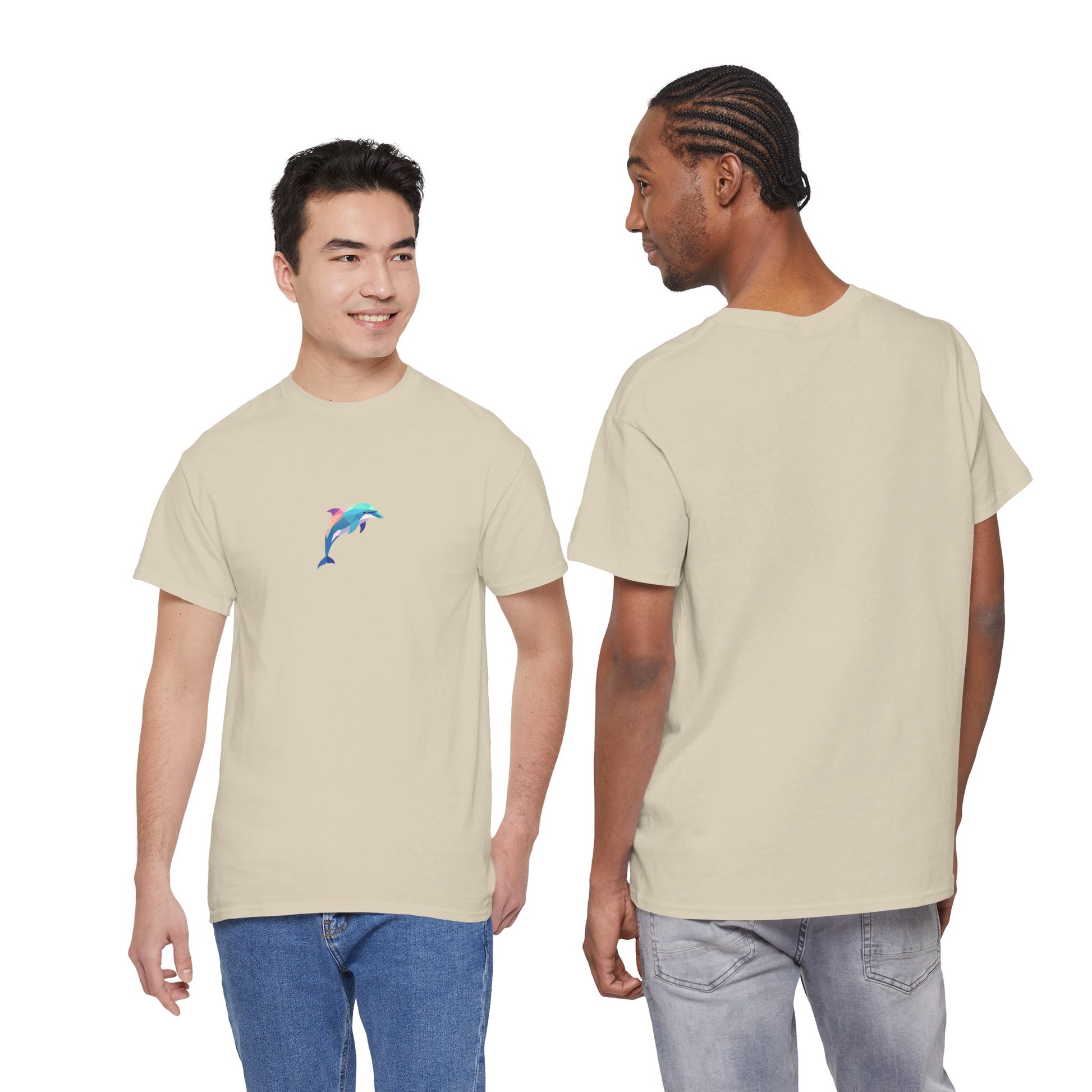 Dolphin Graphic Men-Women  100% Cotton T-Shirt