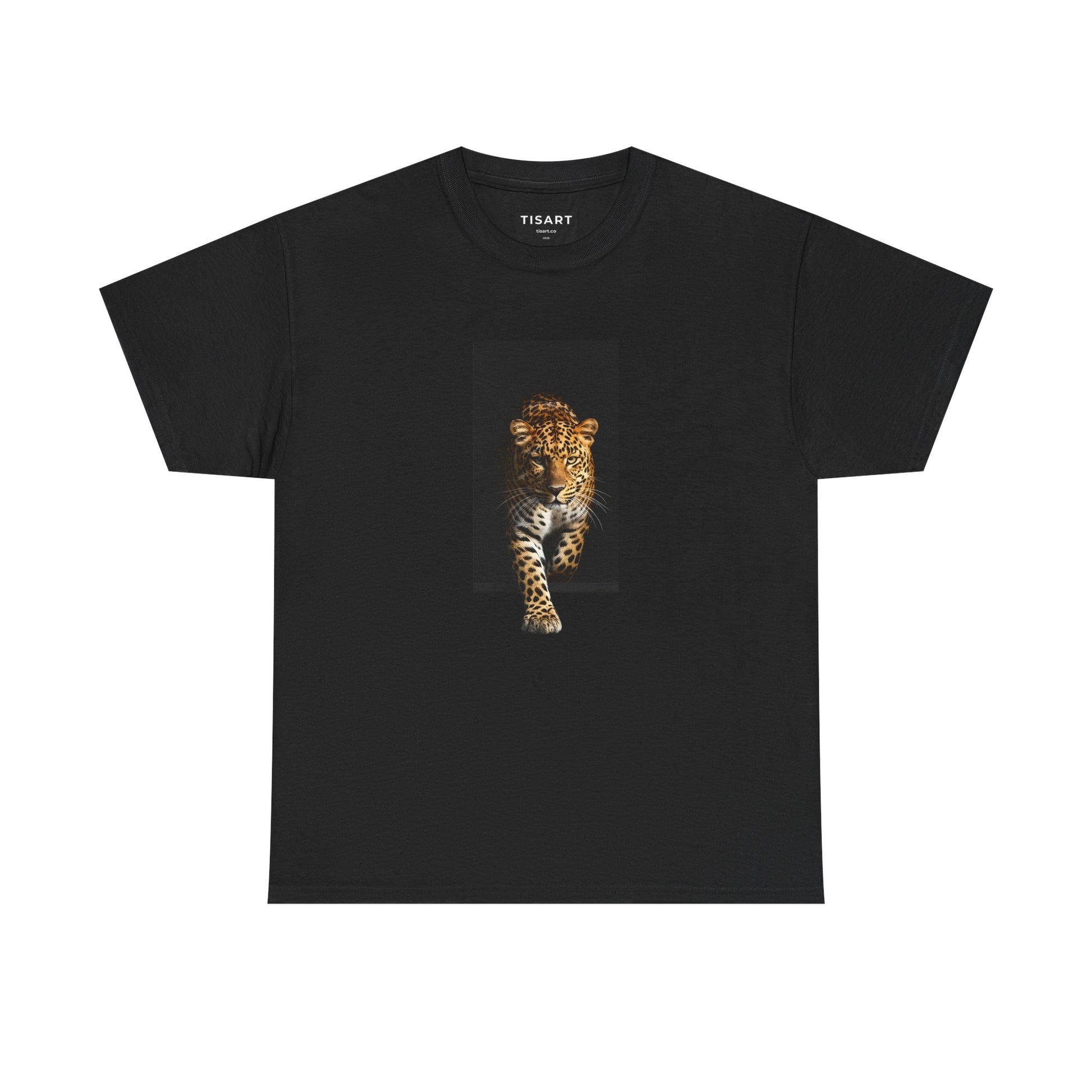 Leopard Graphic Men-Women 100% Cotton T-Shirt