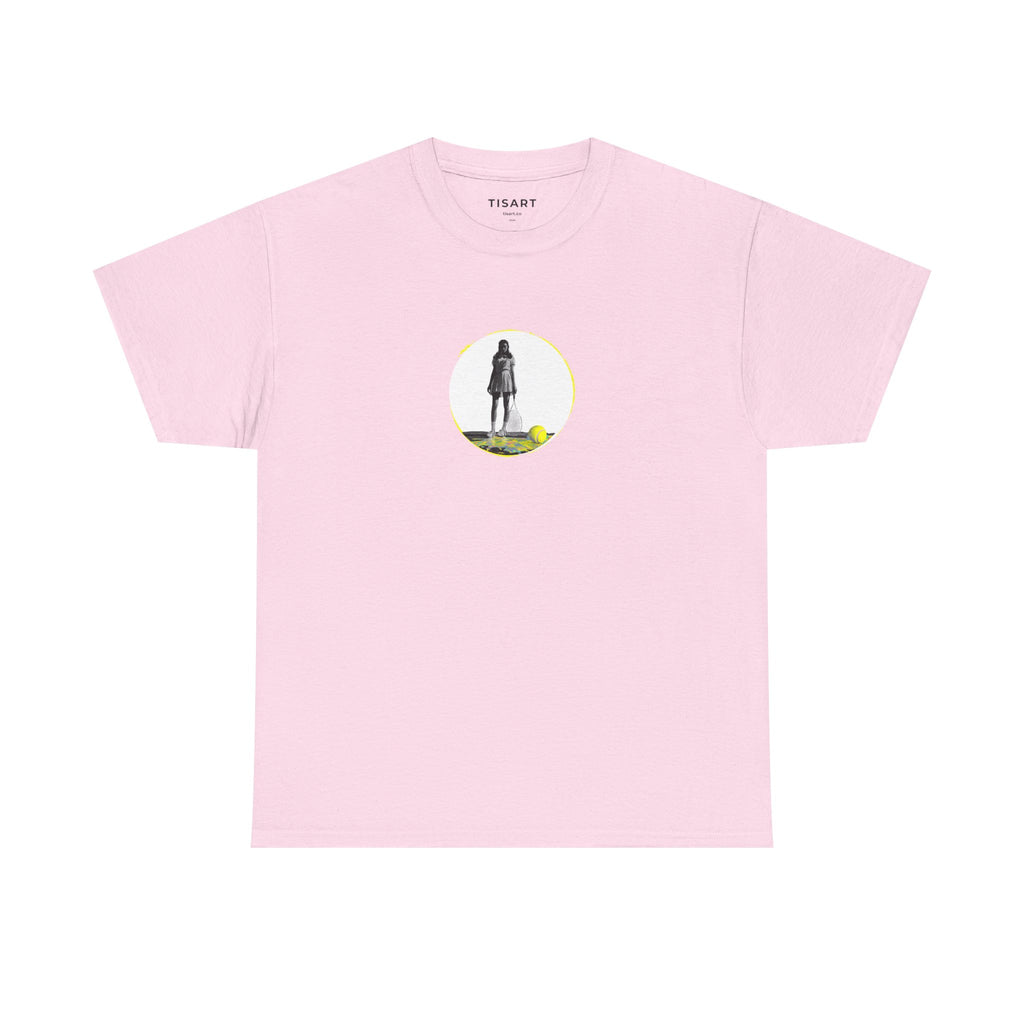 Tennis Women Graphic Men-Women 100% Cotton T-Shirt
