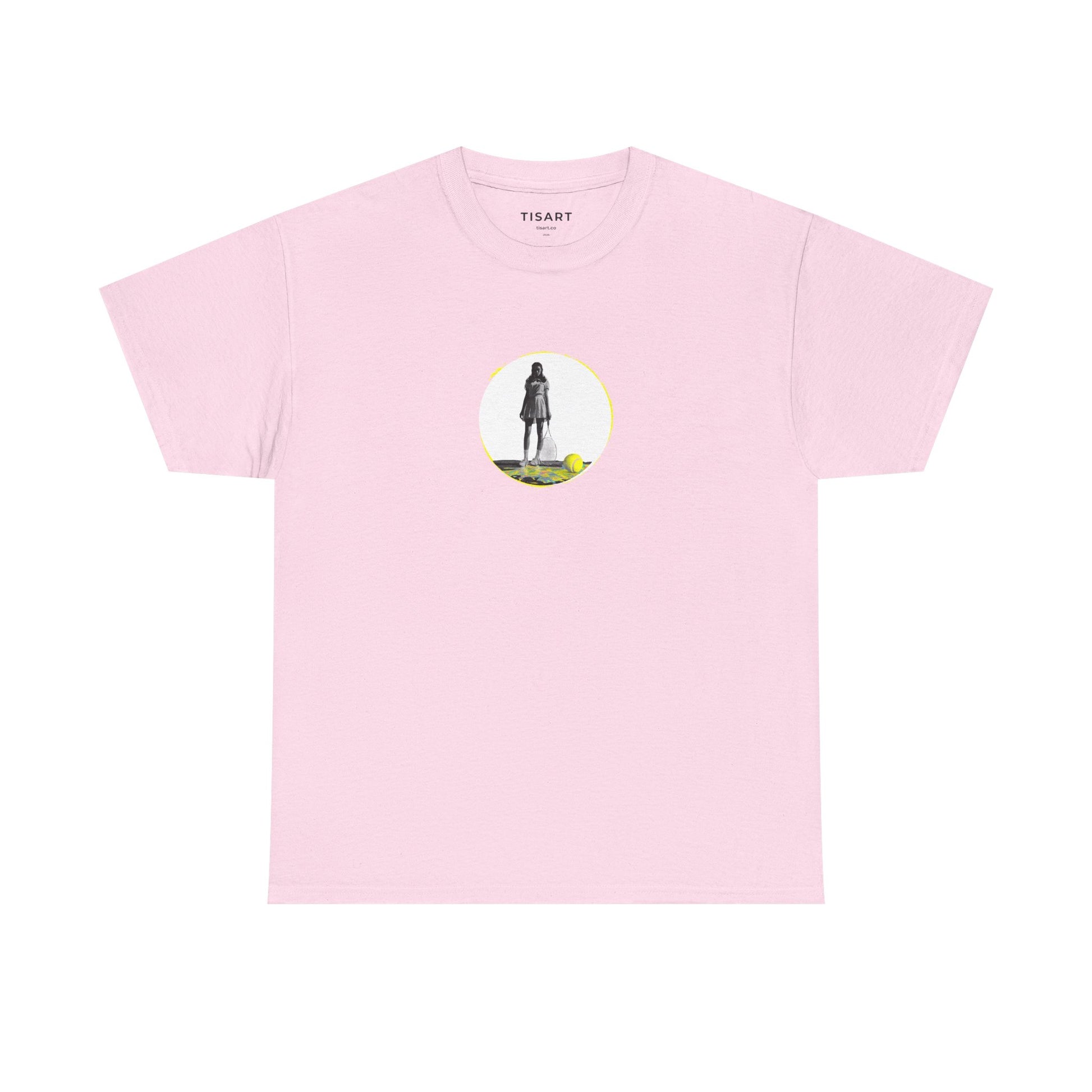 Tennis Women Graphic Men-Women 100% Cotton T-Shirt