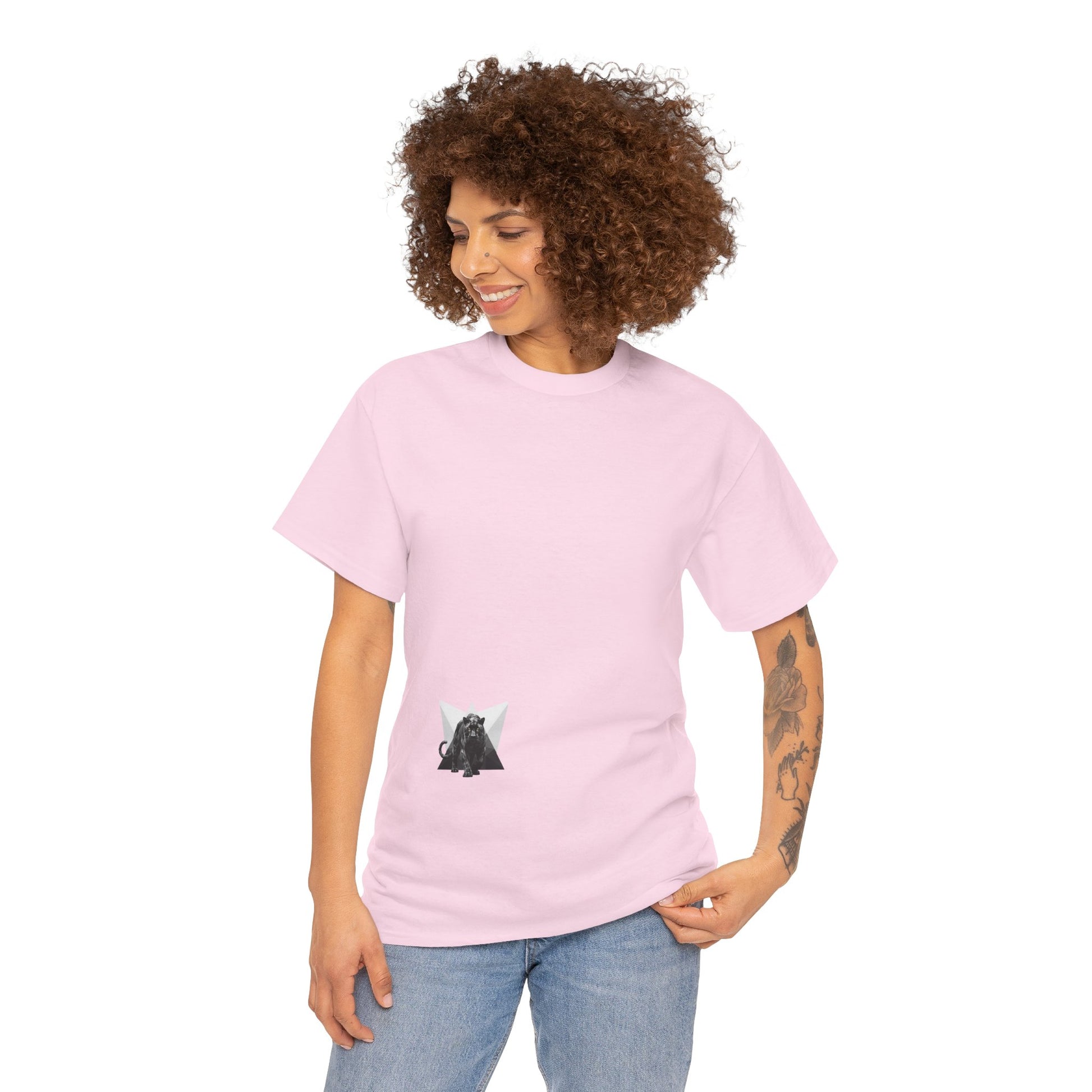 Leopard Women 100% Cotton T-Shirt