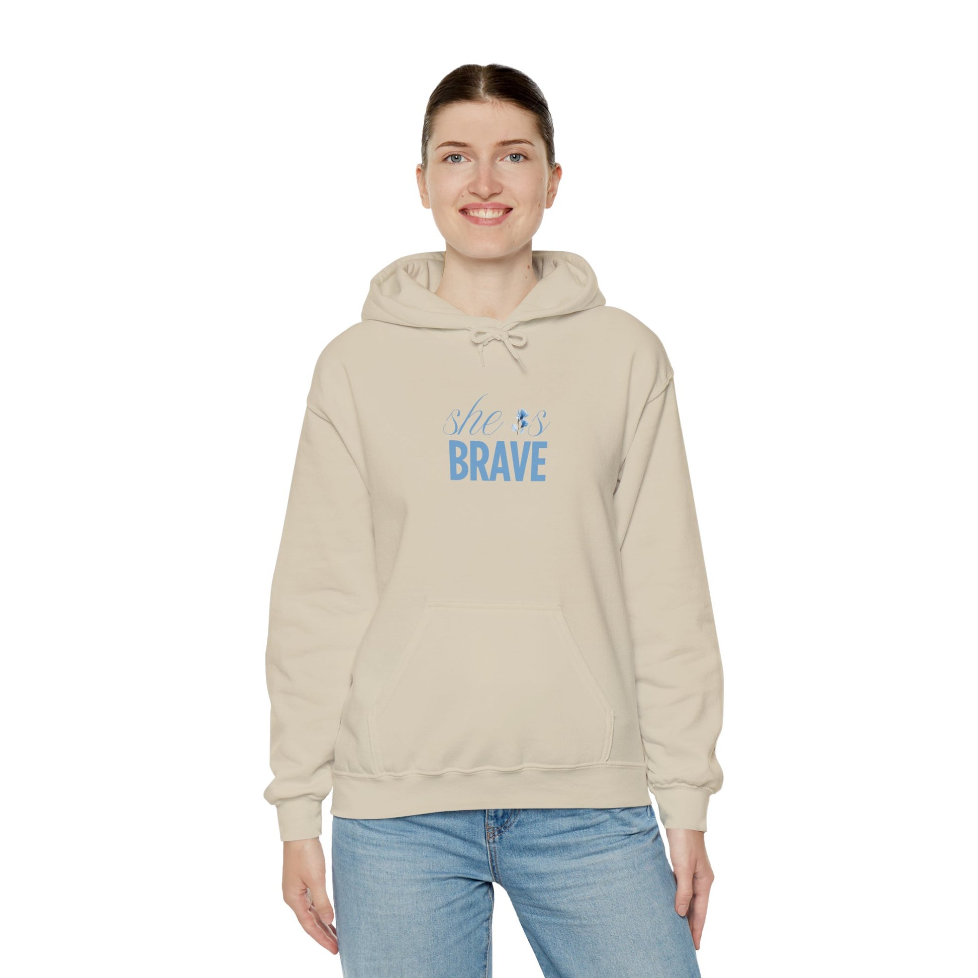 She is Brave Graphic Hoodie