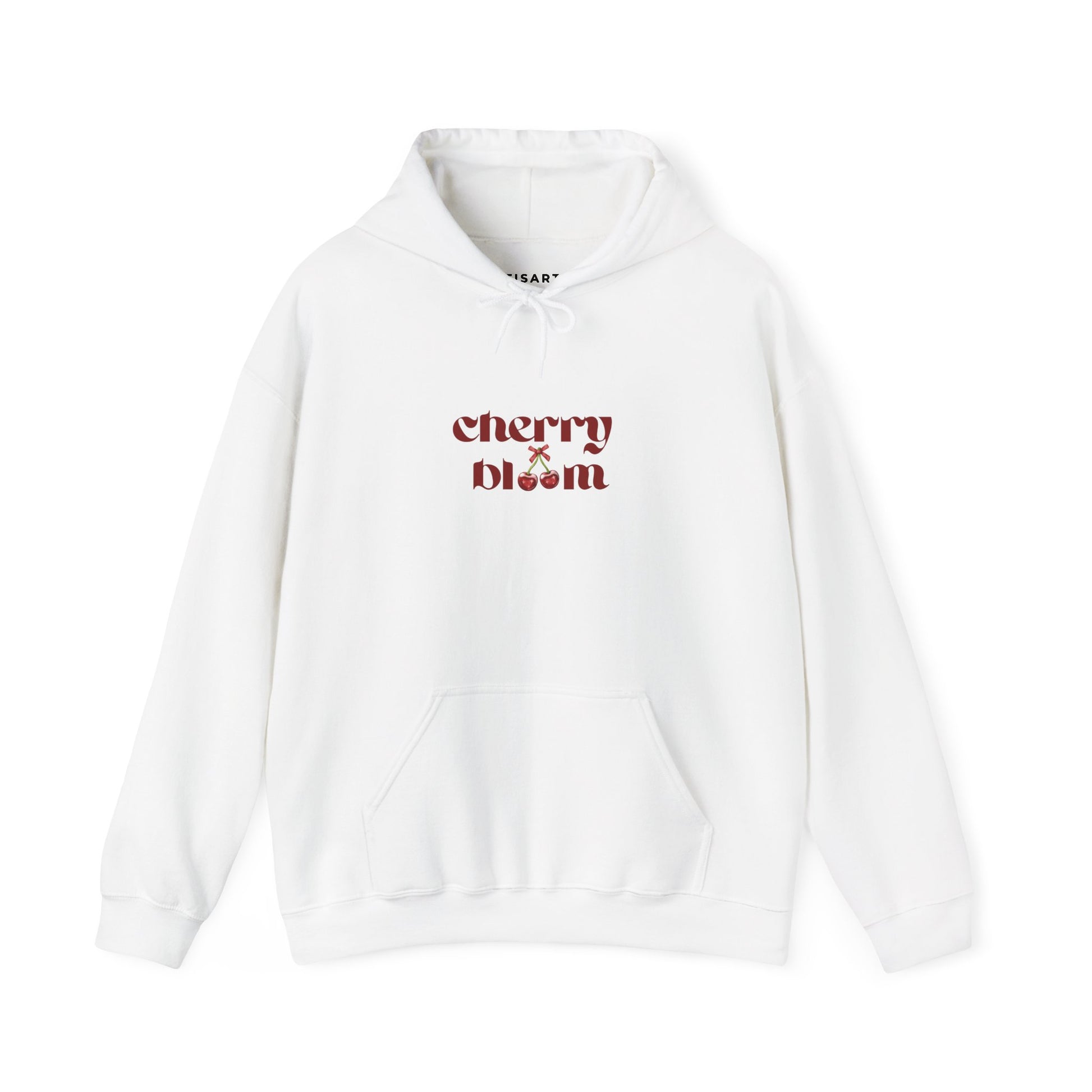 Cherry Bloom Graphic Hoodie,Premium Unisex Heavy Blend Pullover