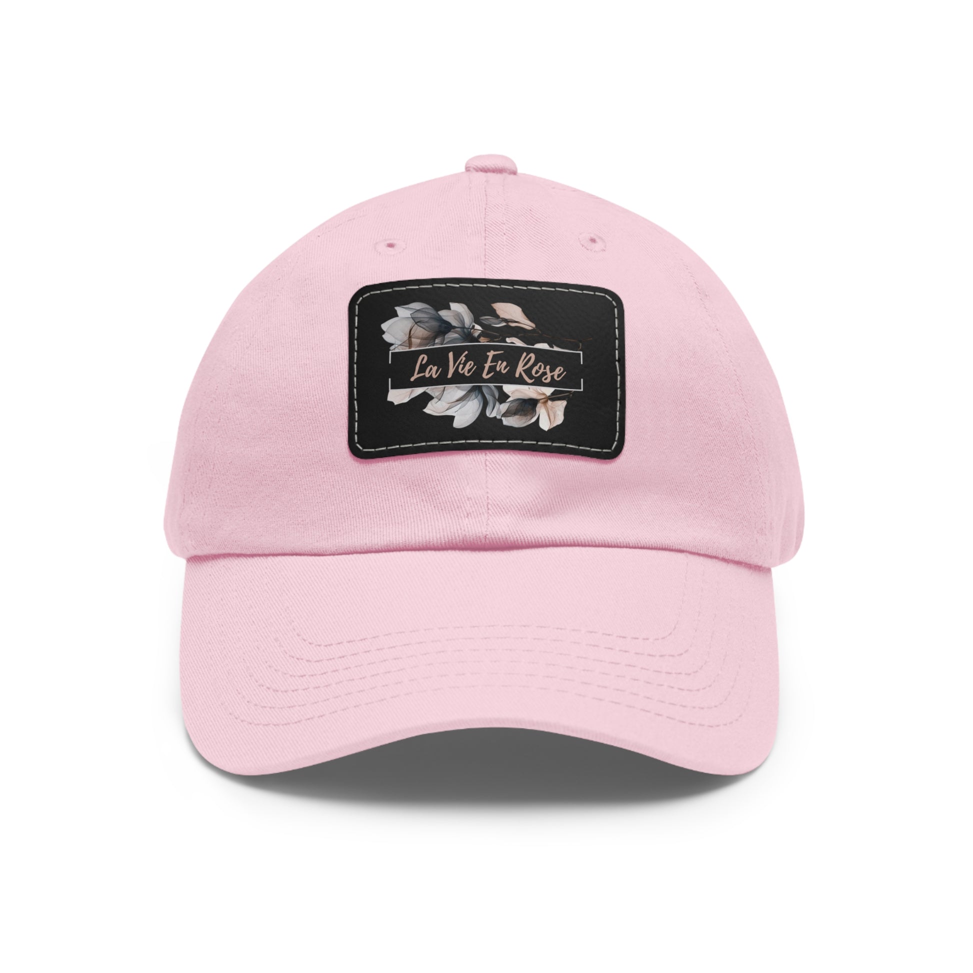 La Vie En Rose Chino Twill Women Cap - Casual Hat with Vintage Buckle