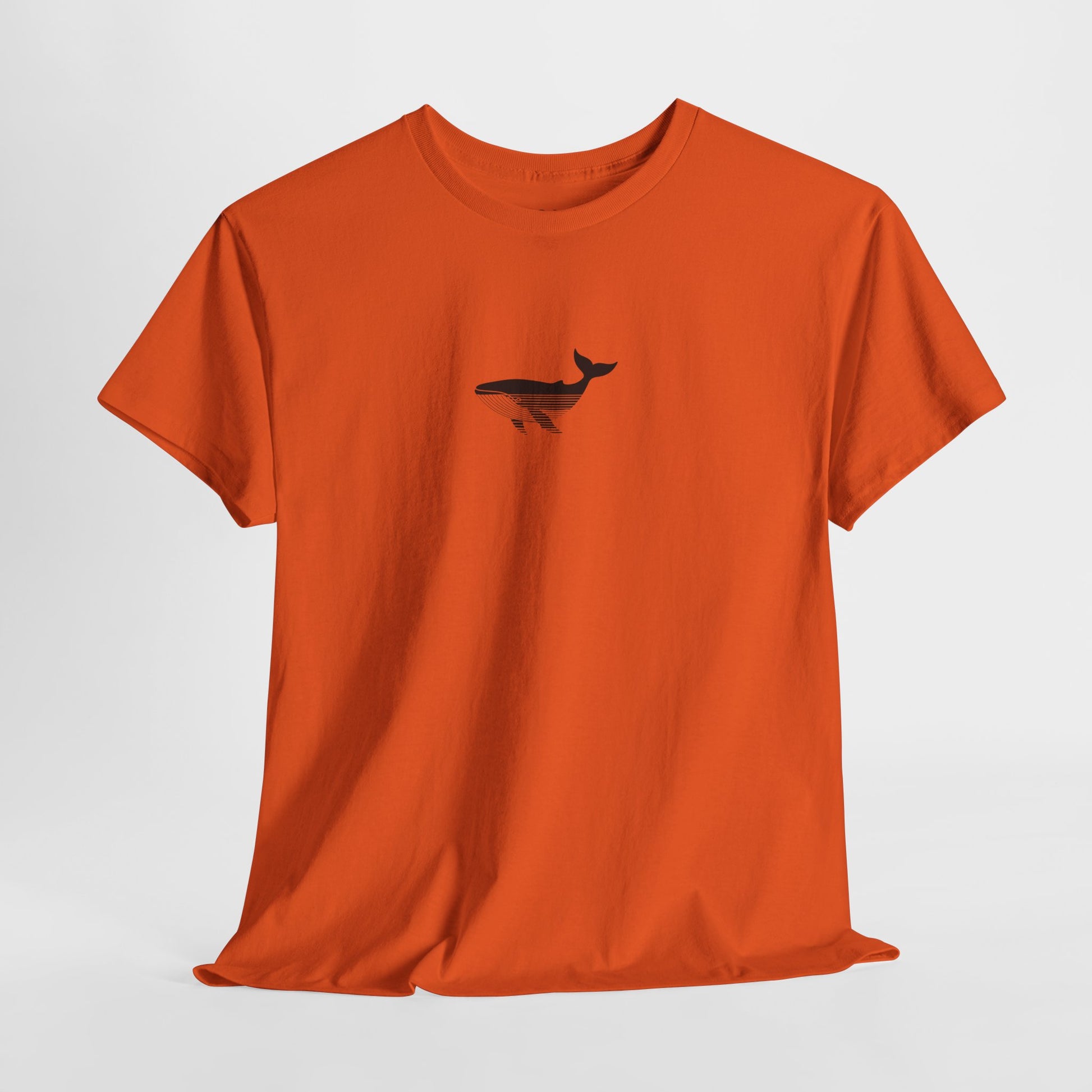 Whale Graphic Men-Women 100% Cotton T-Shirt