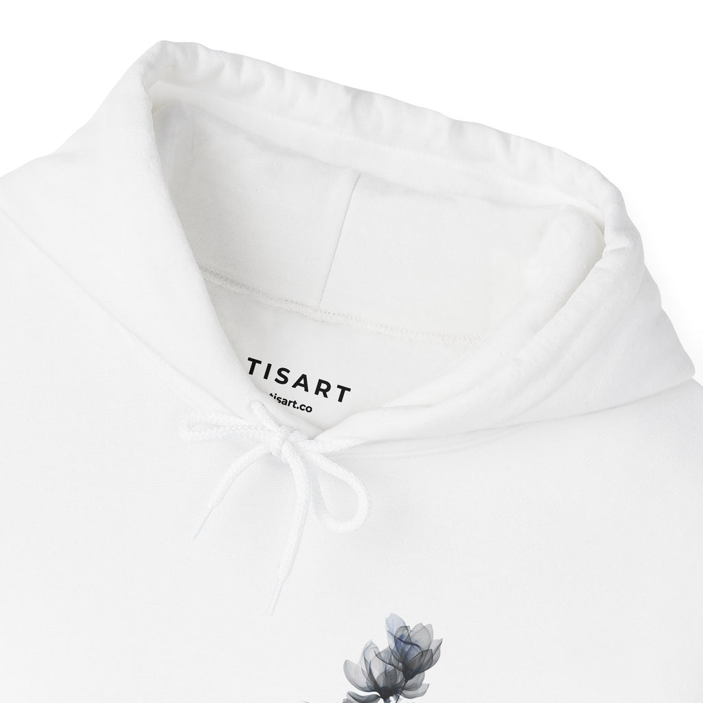 It's a Blue Feeling and Flower Graphic Hoodie