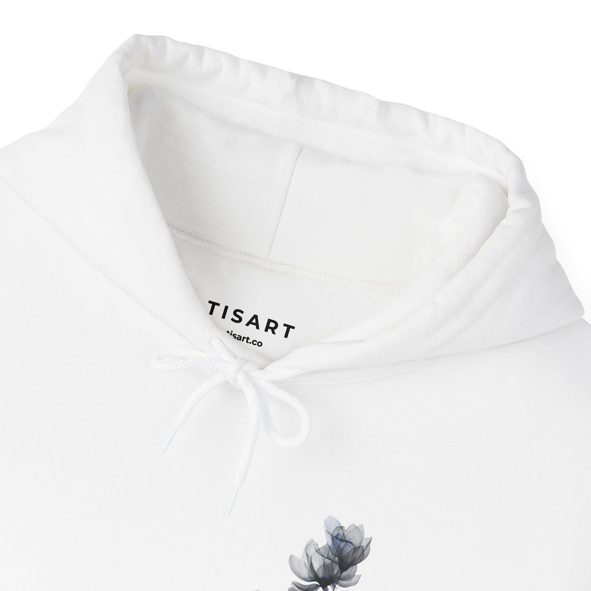 It's a Blue Feeling and Flower Graphic Hoodie