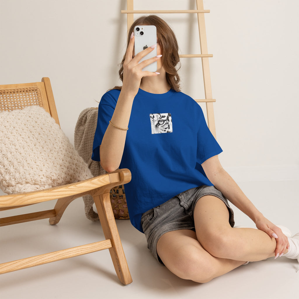 Leopard Graphic Men-Women 100% Cotton T-Shirt