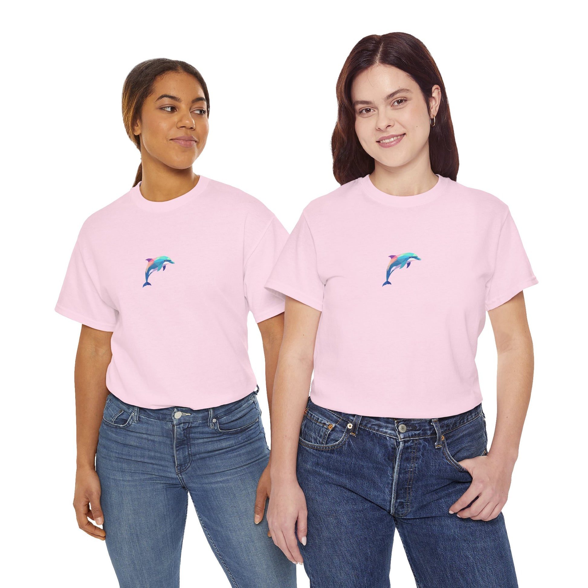 Dolphin Graphic Men-Women  100% Cotton T-Shirt