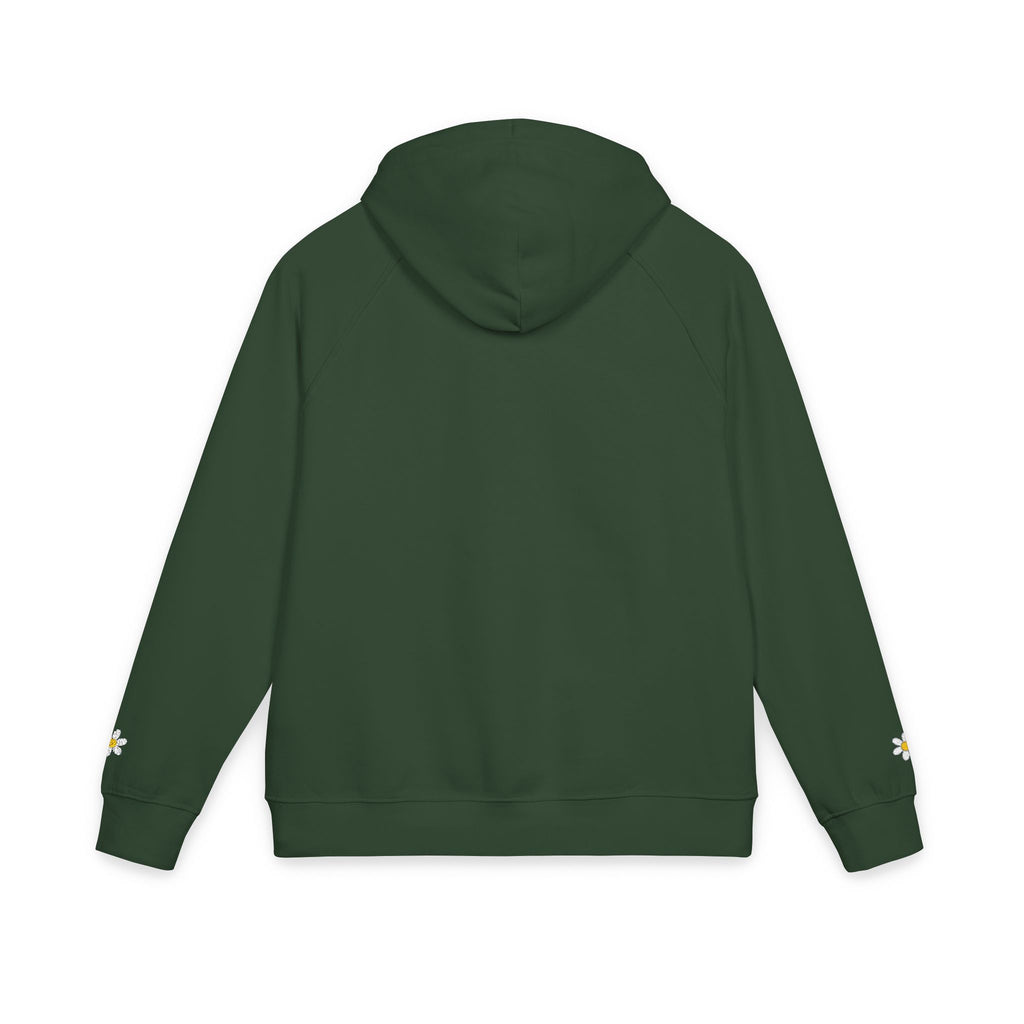 Take it Easy Hoodie Raglan Hoodie with Embroidery Details