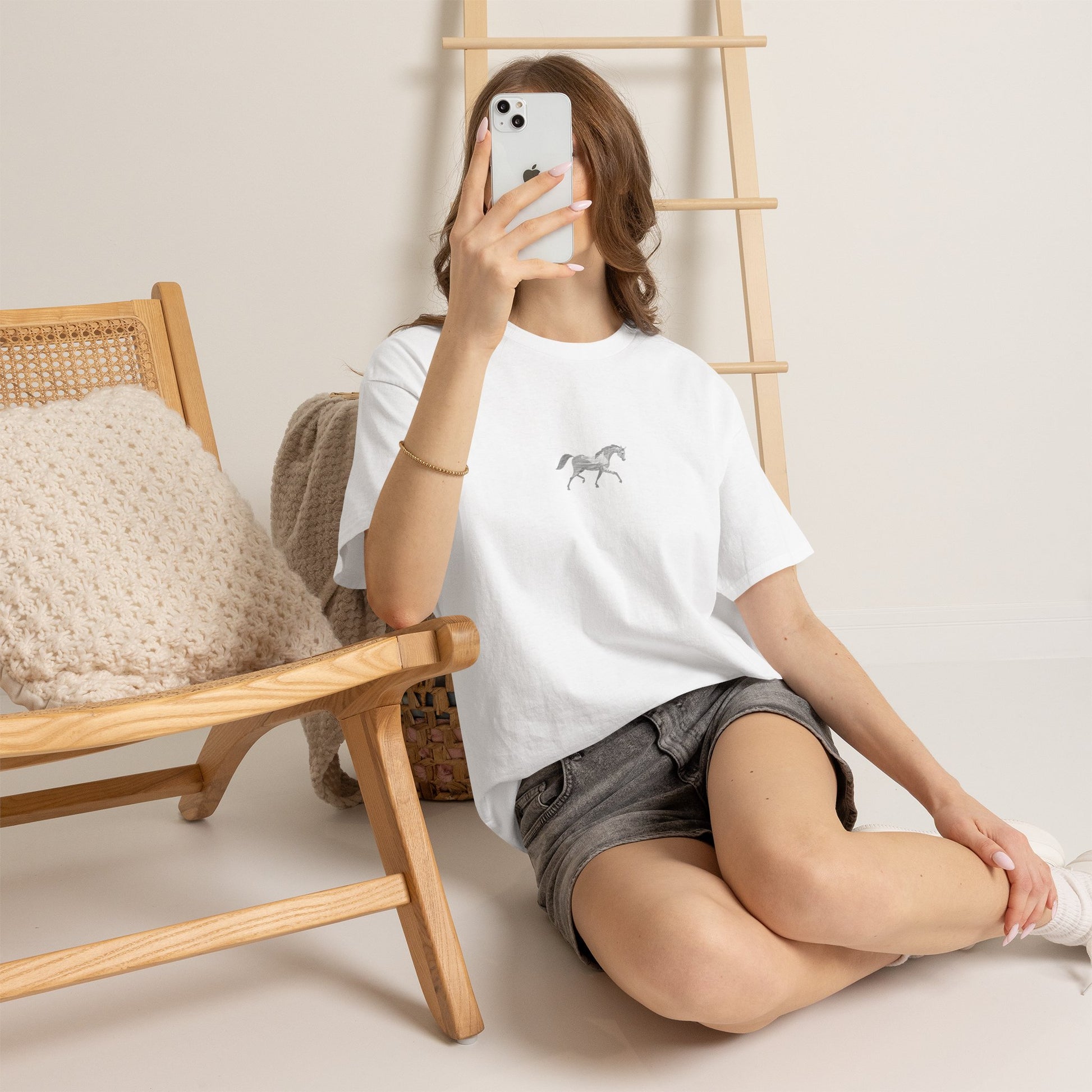 Horse Graphic Men-Women  100% Cotton T-Shirt
