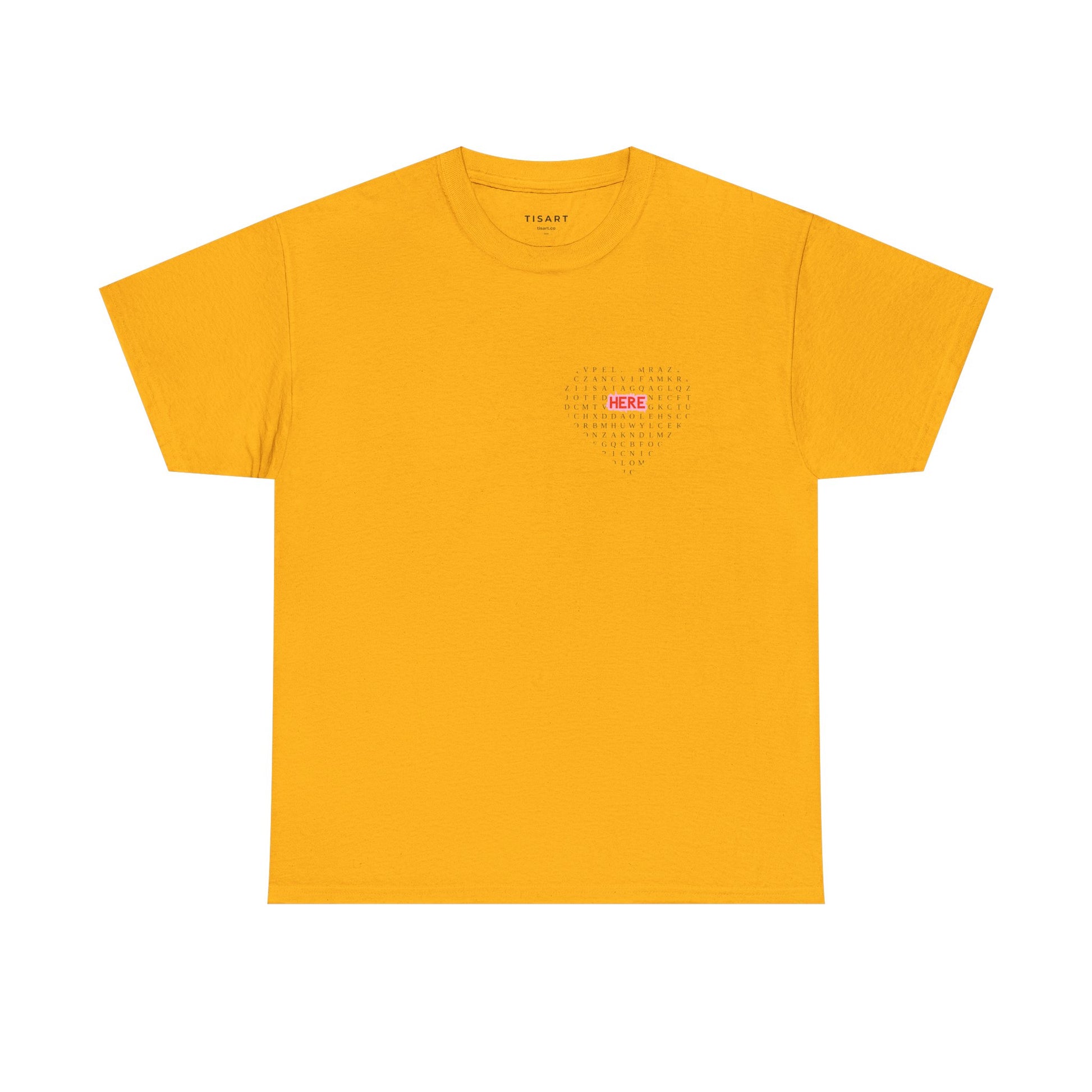 Here is Puzzle T-Shirt - Men-Women T-Shirt - 100% Cotton
