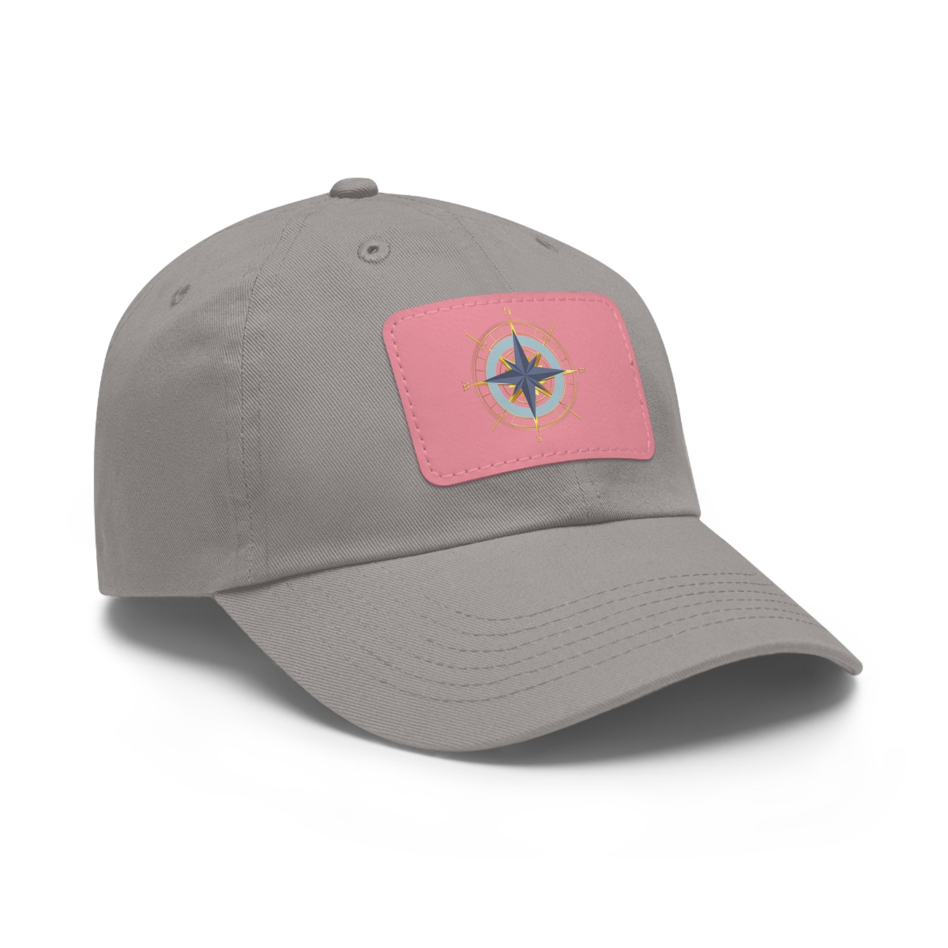 Compass Graphic Chino Twill Men-Women Hat - Casual Hat with Vintage Buckle