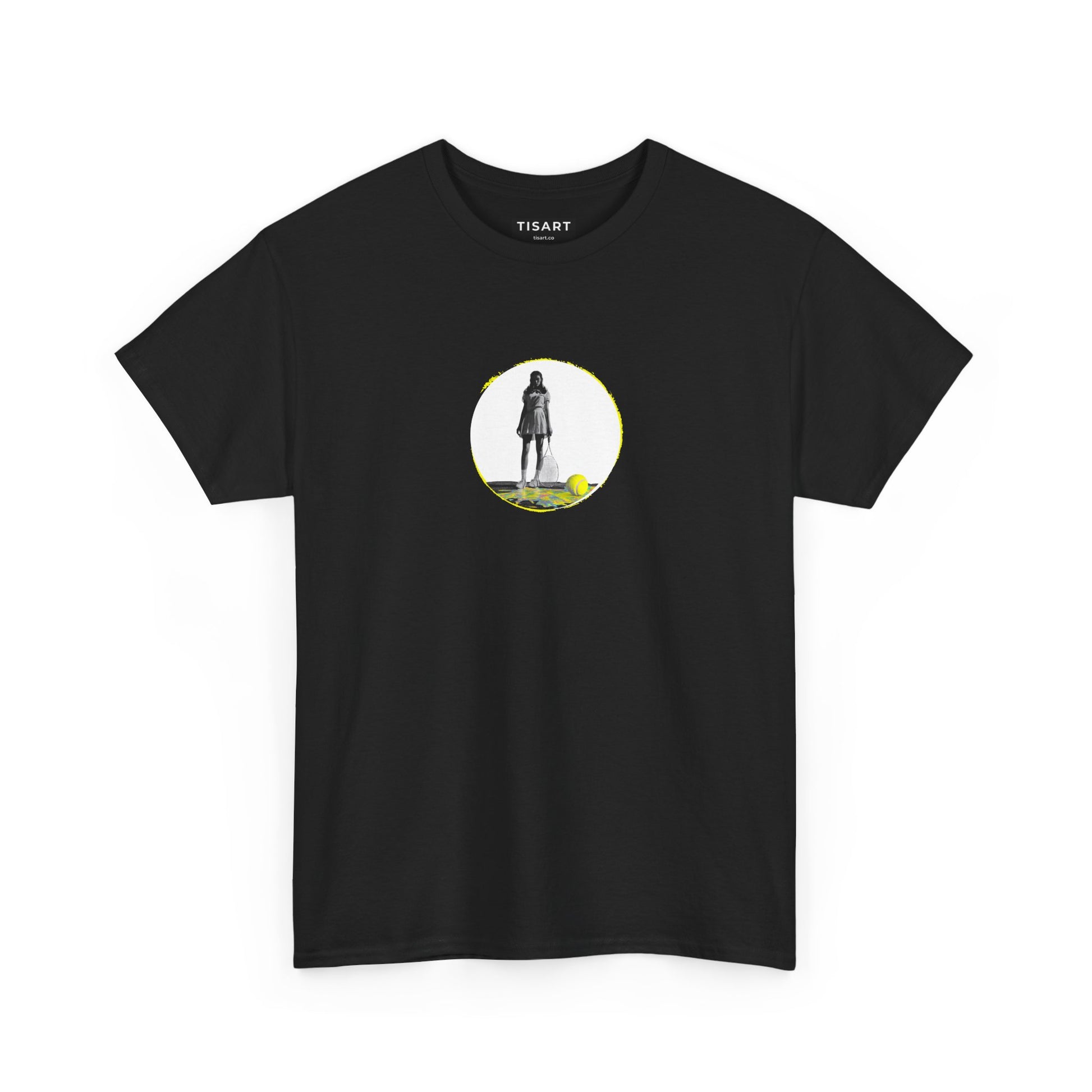 Tennis Women Graphic Men-Women 100% Cotton T-Shirt