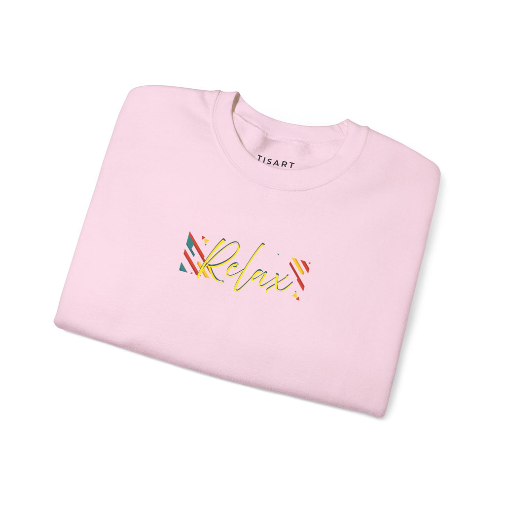 Relax Graphic Sweatshirt,Premium Unisex Heavy Blend Pullover