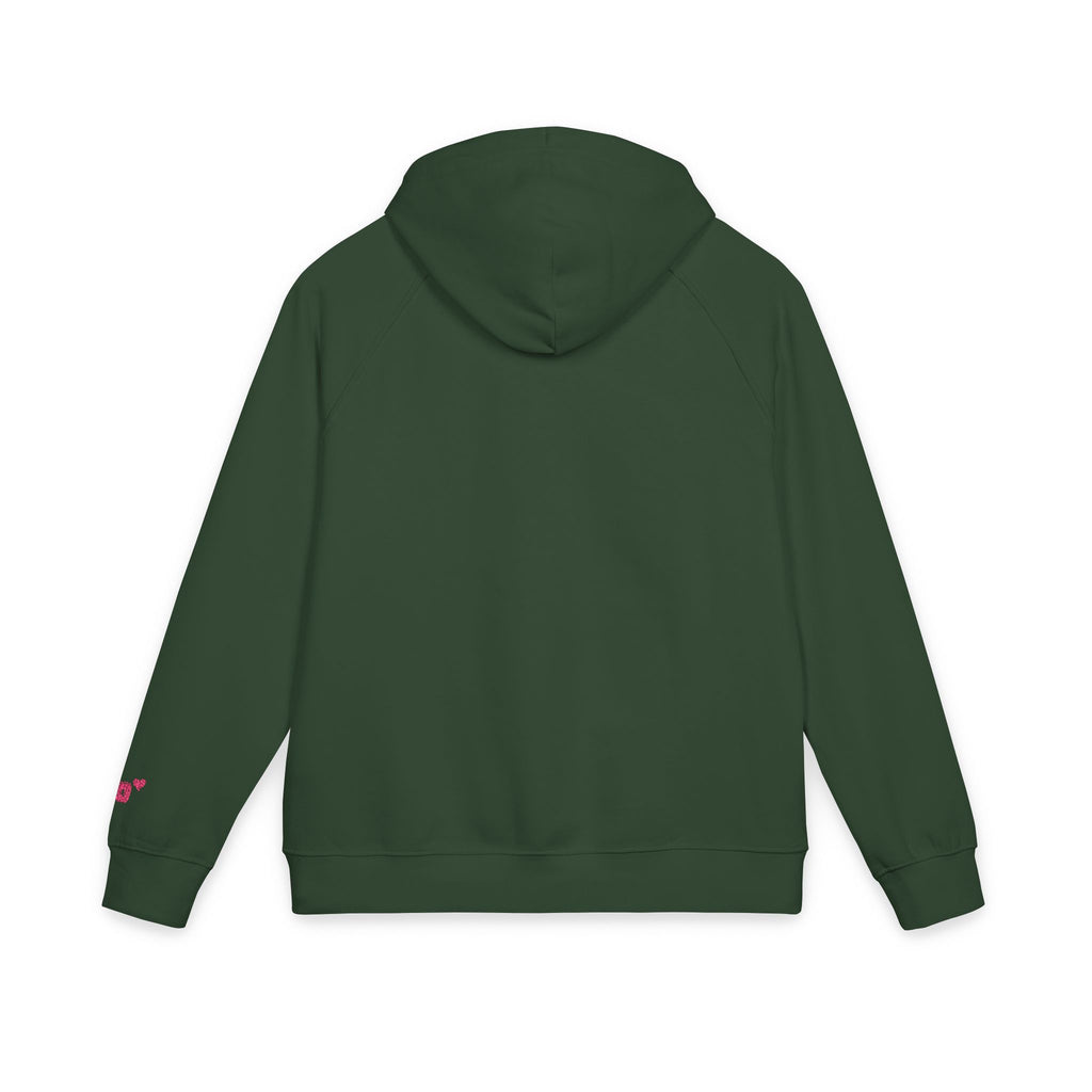 Women Raglan Hoodie with 90's Embroidery Details